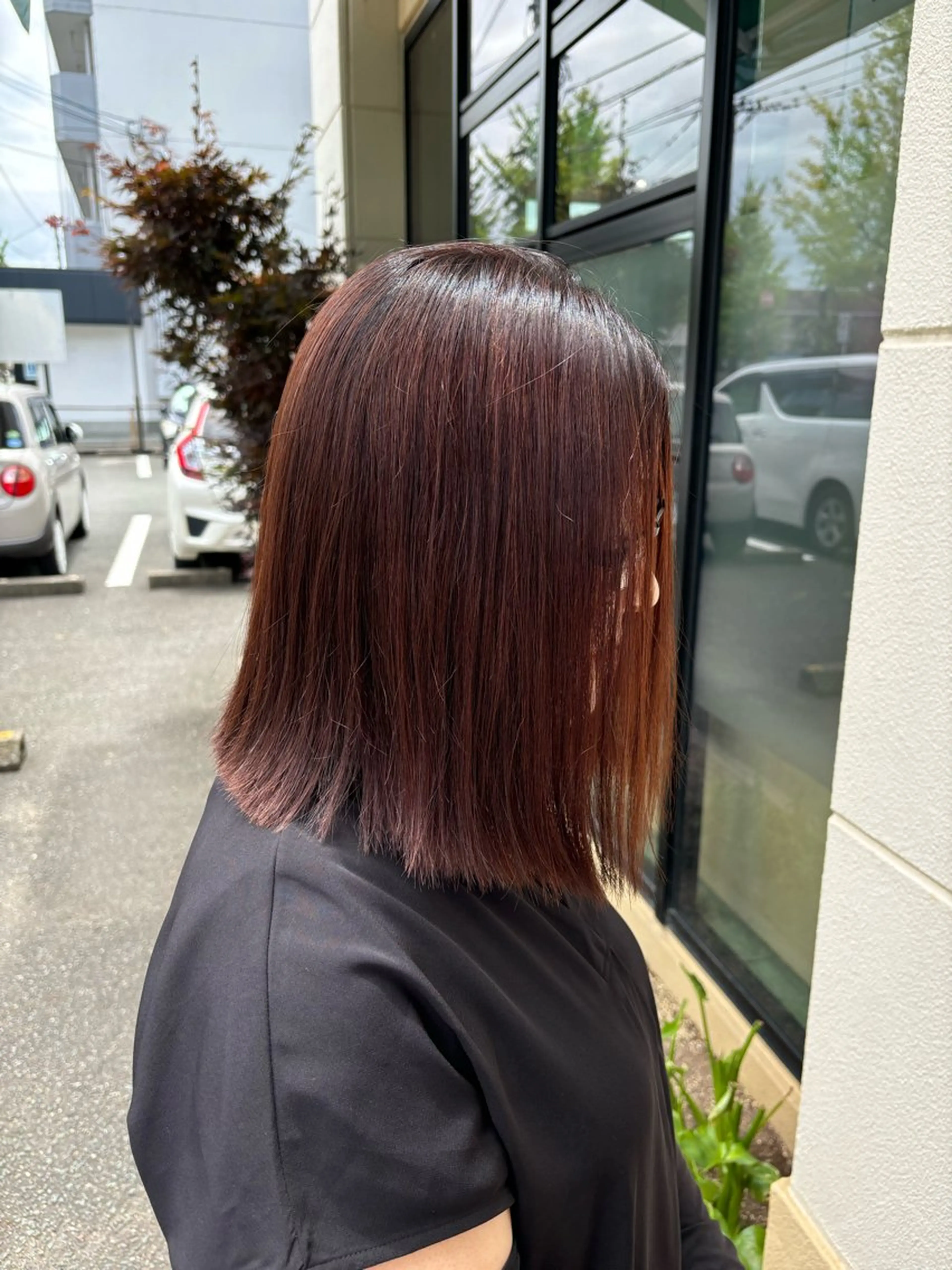 似合わせカット+髪質改善ストレート(縮毛)の写真