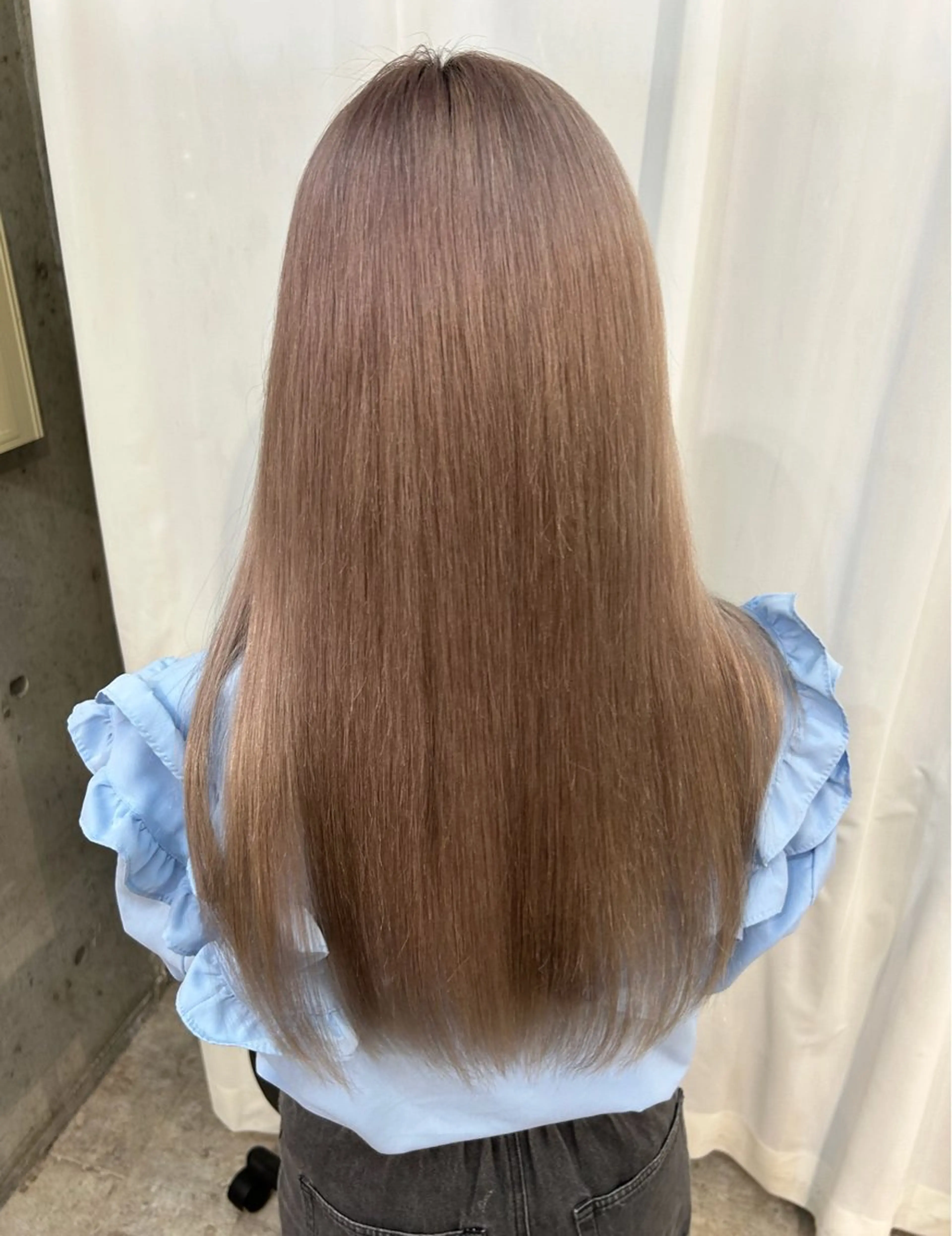 カラー ベージュカラー ミルクティーベージュ ヘアカラー [lani ] konatsuのヘアスタイル