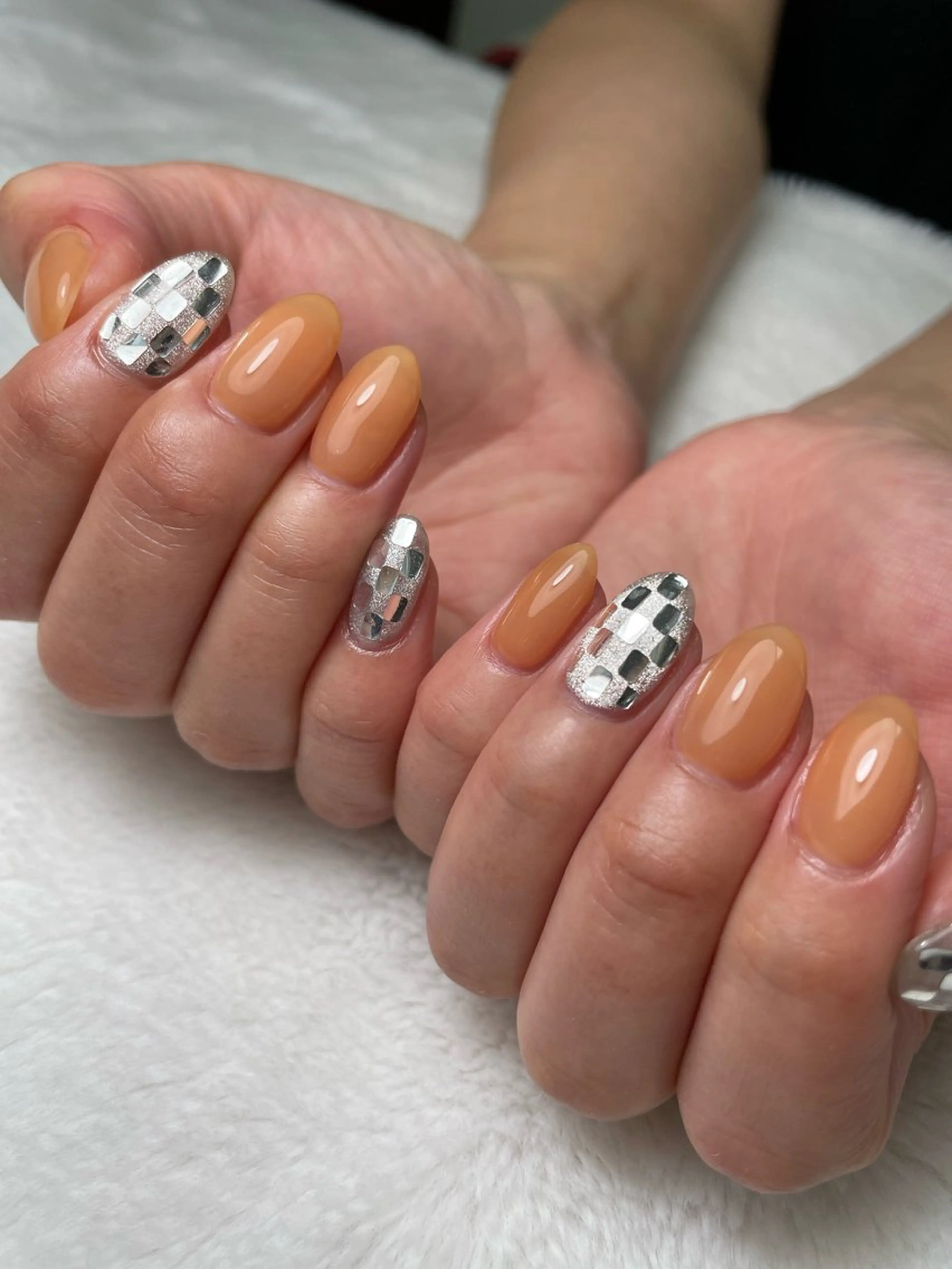 ネイル ホログラムネイル ハンドネイル kipinail 川﨑えりかのネイルデザイン