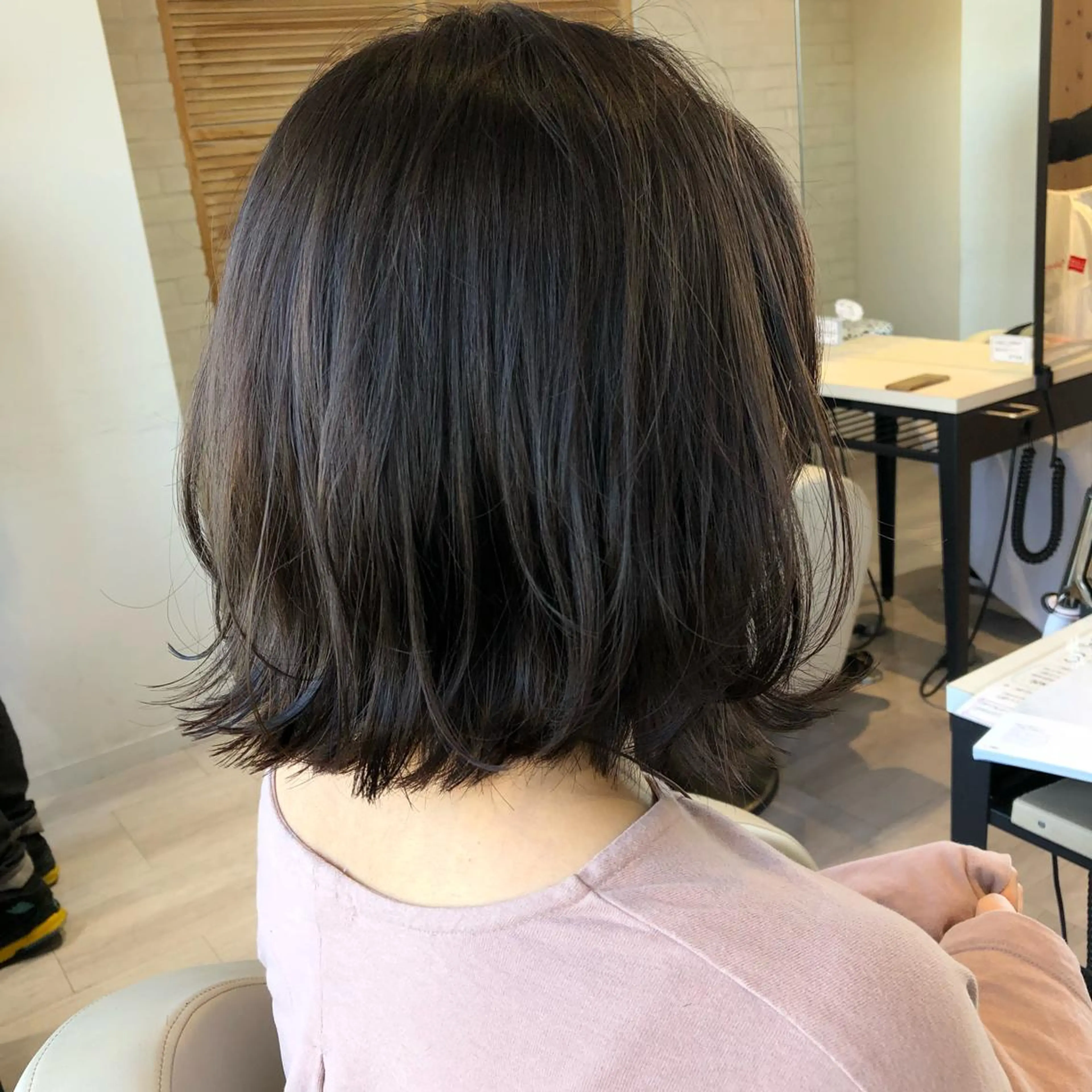 ミディアム カラー 金子 富士のヘアスタイル