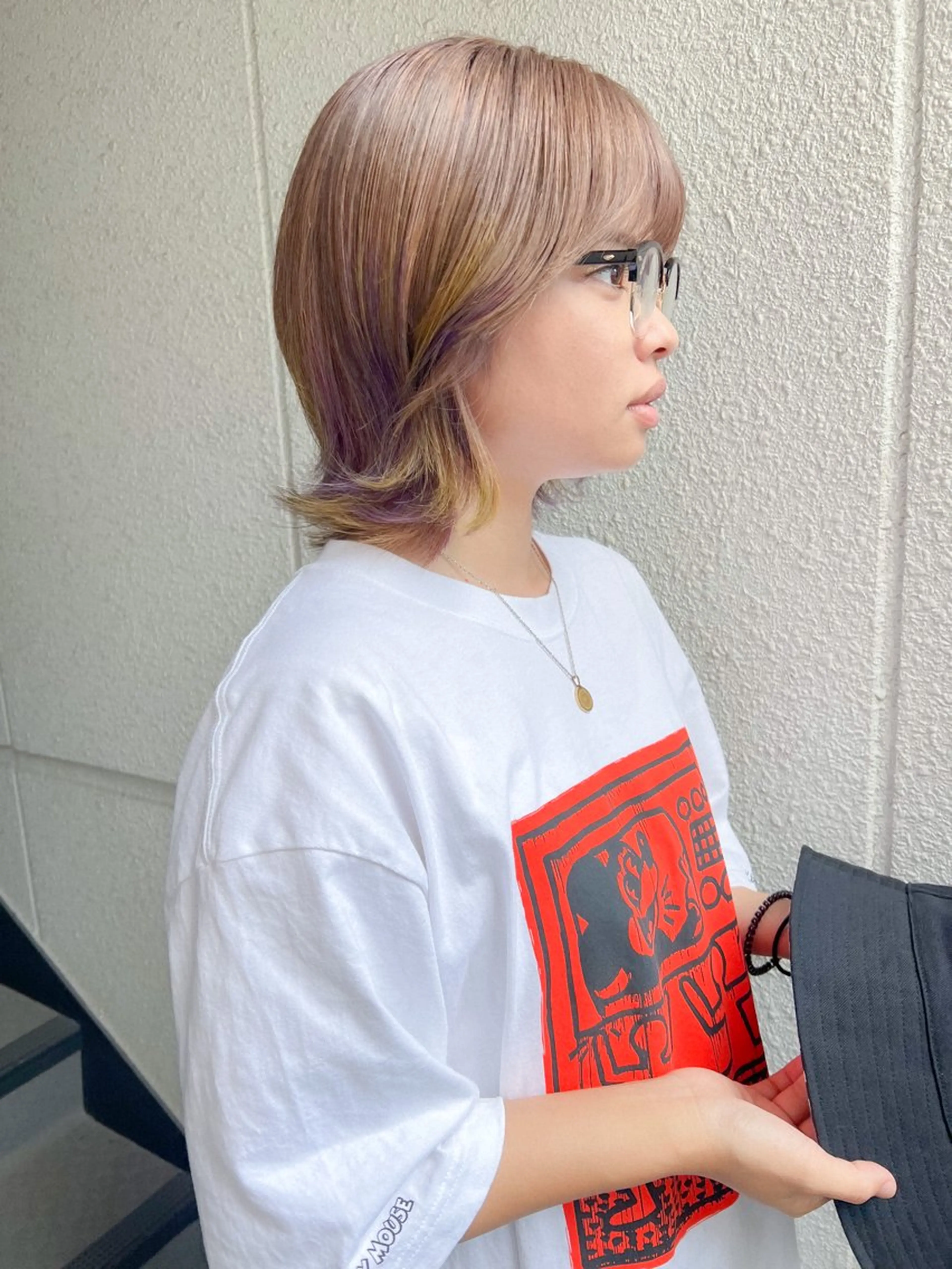 ショート カラー ハイトーンカラー カラーパティシエ facce🌼ikoのヘアスタイル