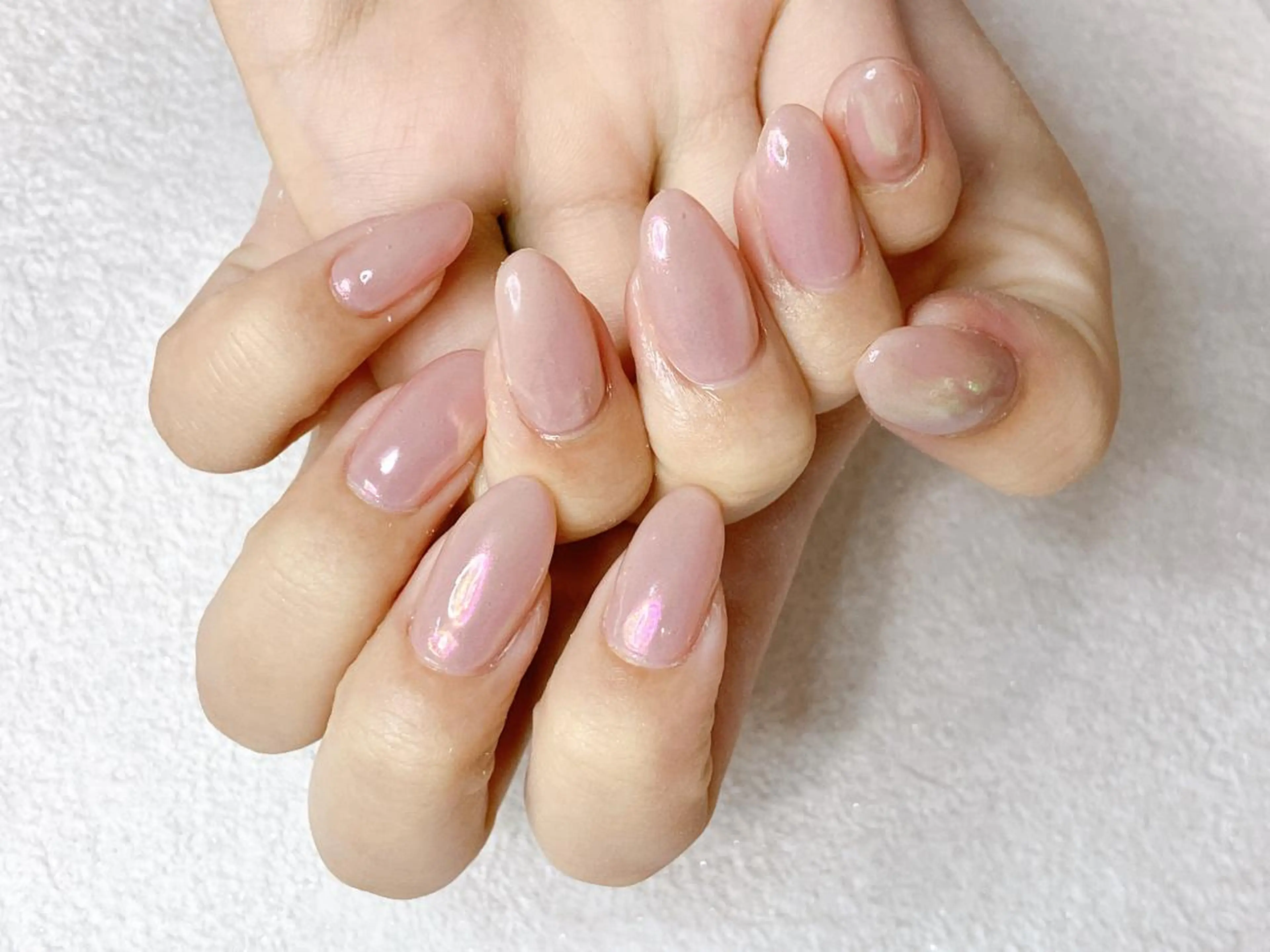 ネイル オーロラネイル ミラーネイル Nailsalon ＆Noelのネイルデザイン