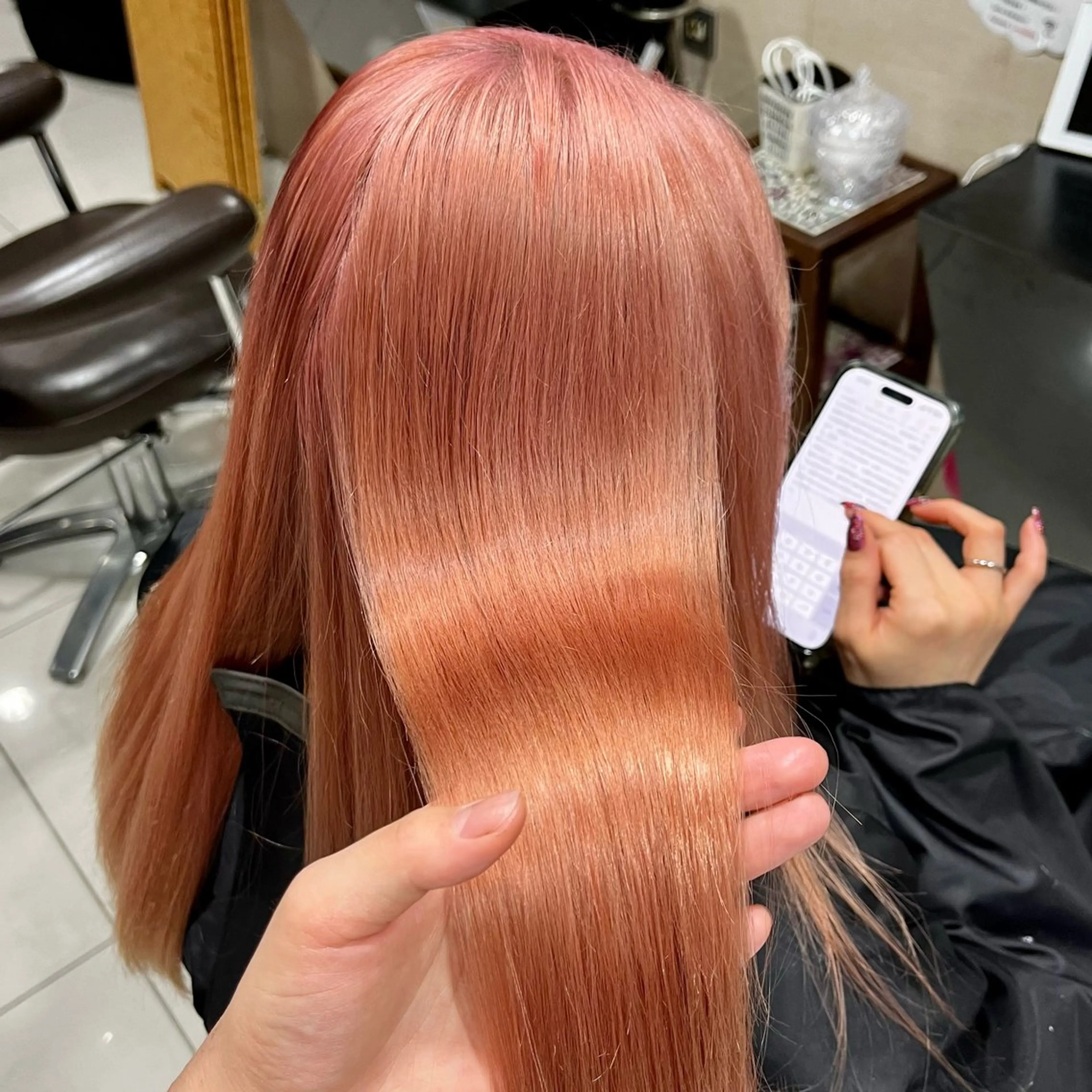 ロング 艶髪ブリーチカラー 💗manaka💗のヘアスタイル