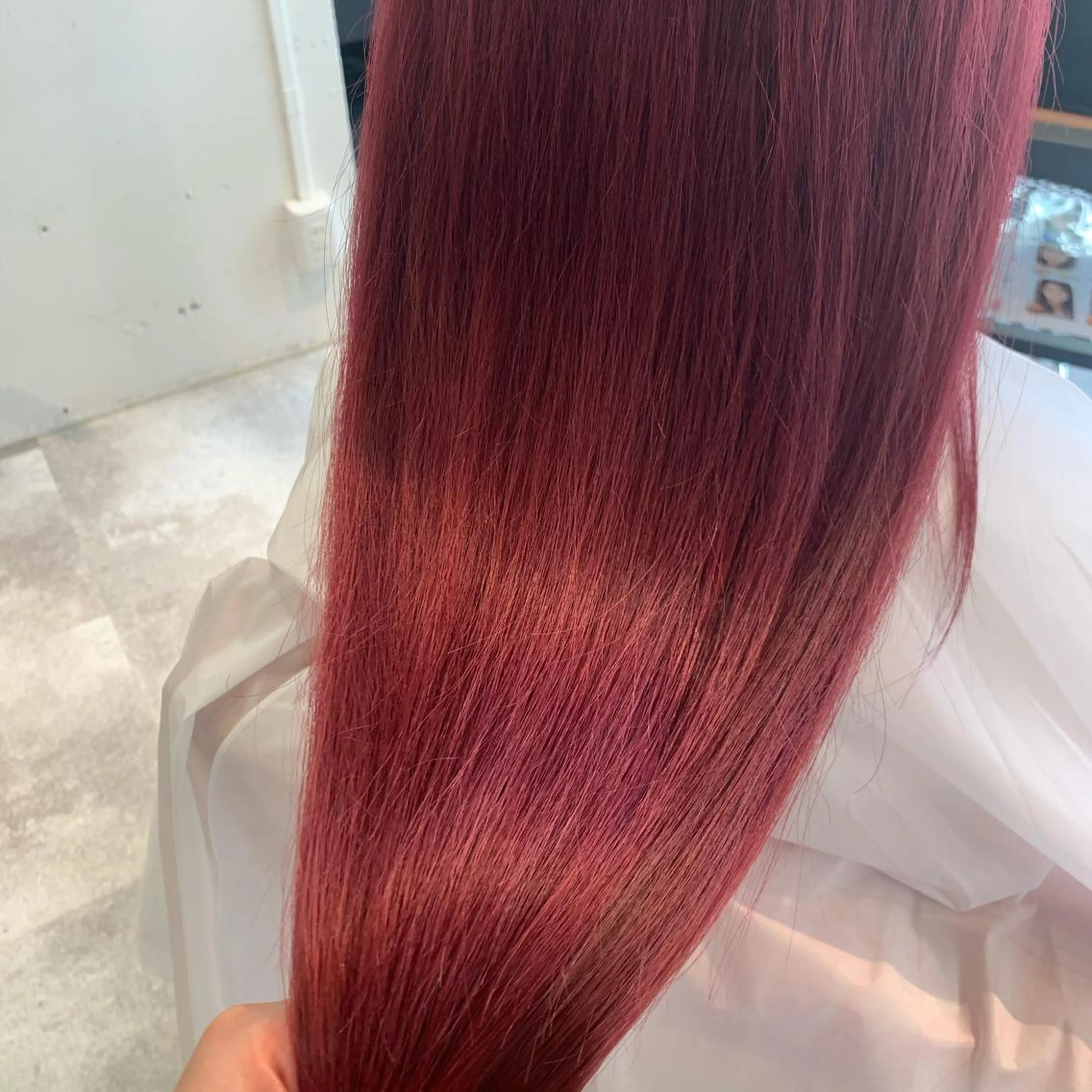 ロング カラー ヘアアレンジ マツオカ マコのヘアスタイル