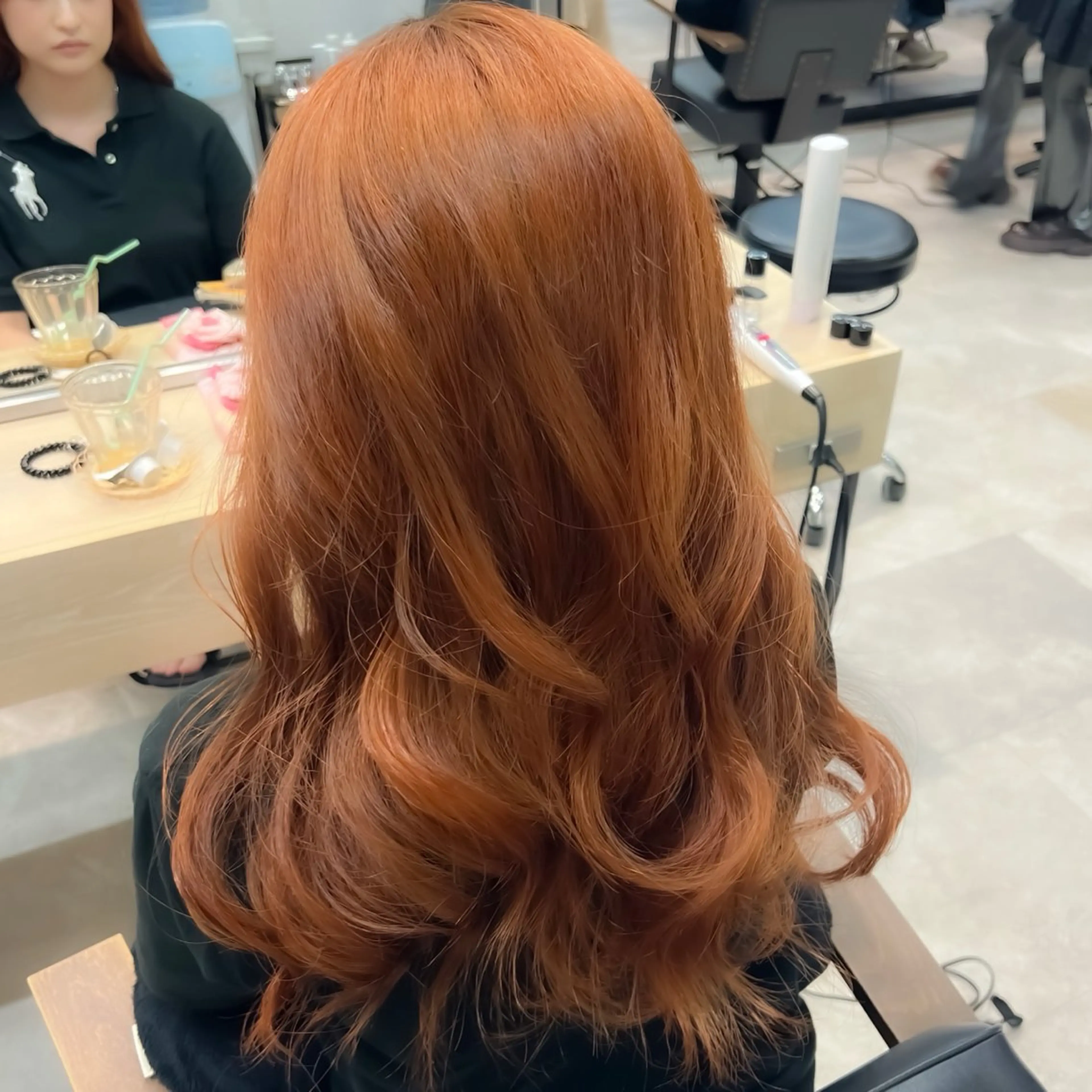 ロング ヘアカラー トリートメント 髪質改善/レイヤー 暖色/shiinaのヘアスタイル