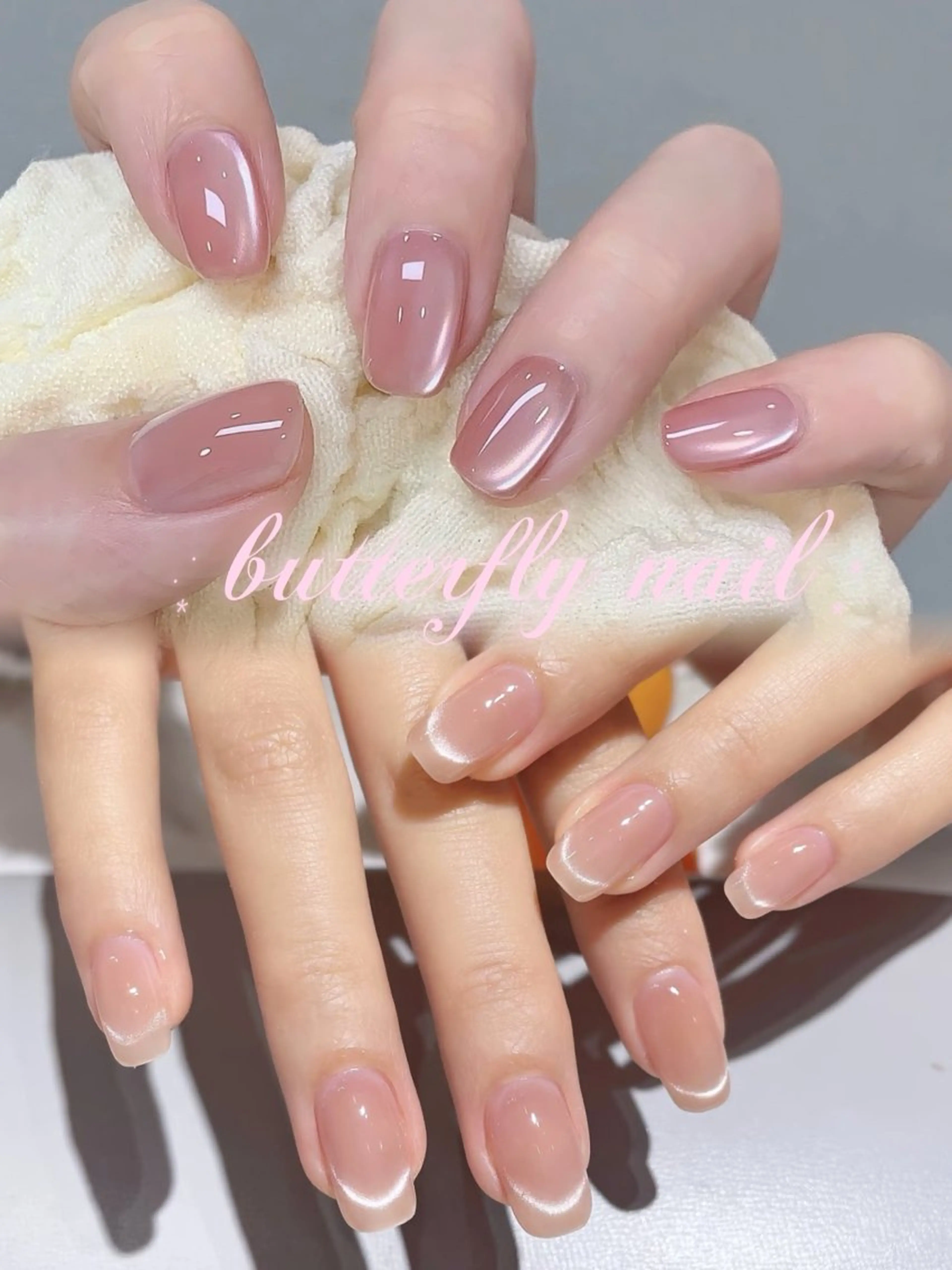 🌟自爪🌟ぷるぷるマグネット/マグネットフレンチワンカラーの写真