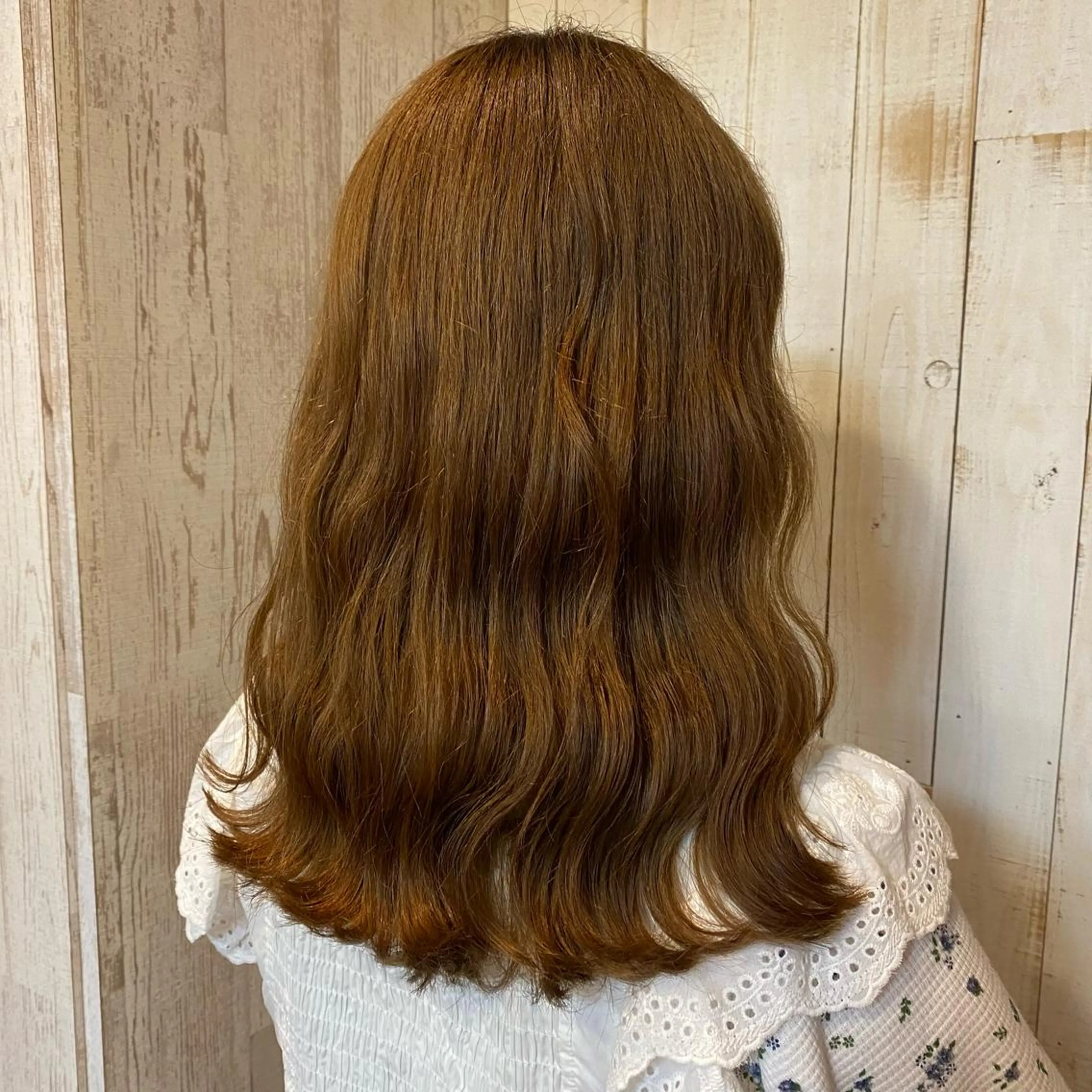 セミロング カット Ayaka🩰🎀 ガーリー/暖色♡のヘアスタイル