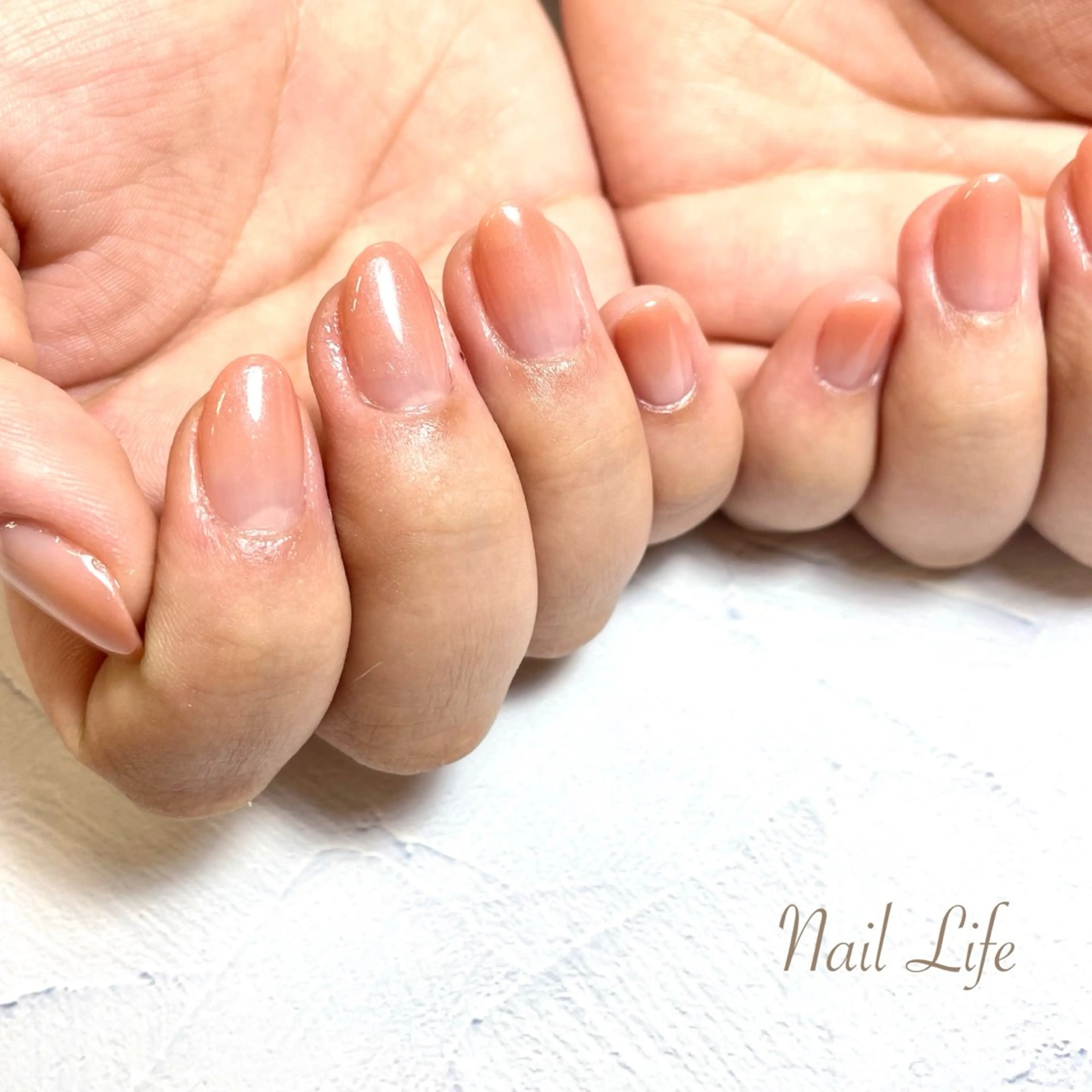 ネイル グラデーション オフィスネイル ハンドネイル 大嶋 めぐみのネイルデザイン