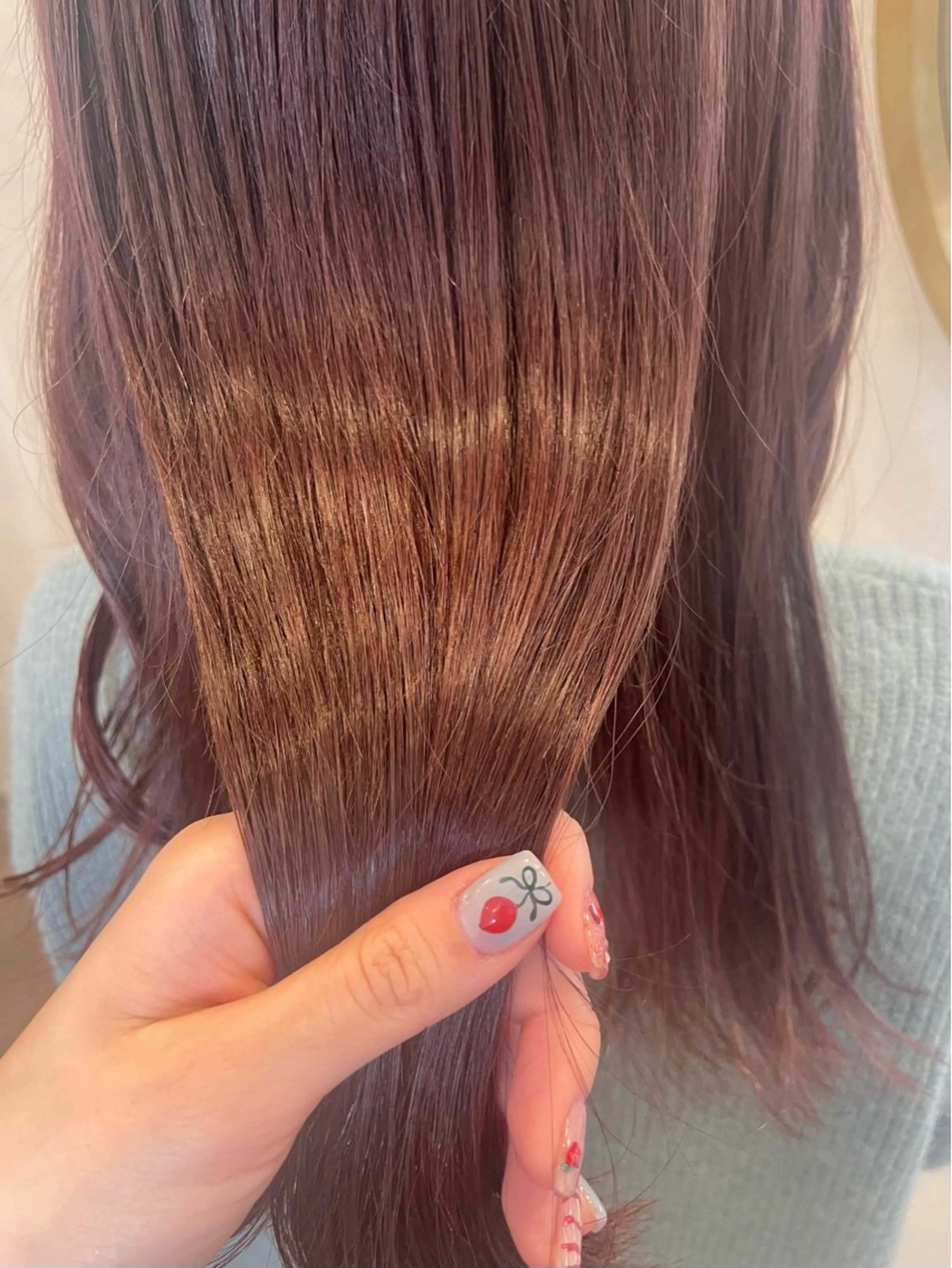 ミディアム カラー ブラウンカラー ピンクカラー ピンクブラウン kako ／透明感カラー🤍のヘアスタイル