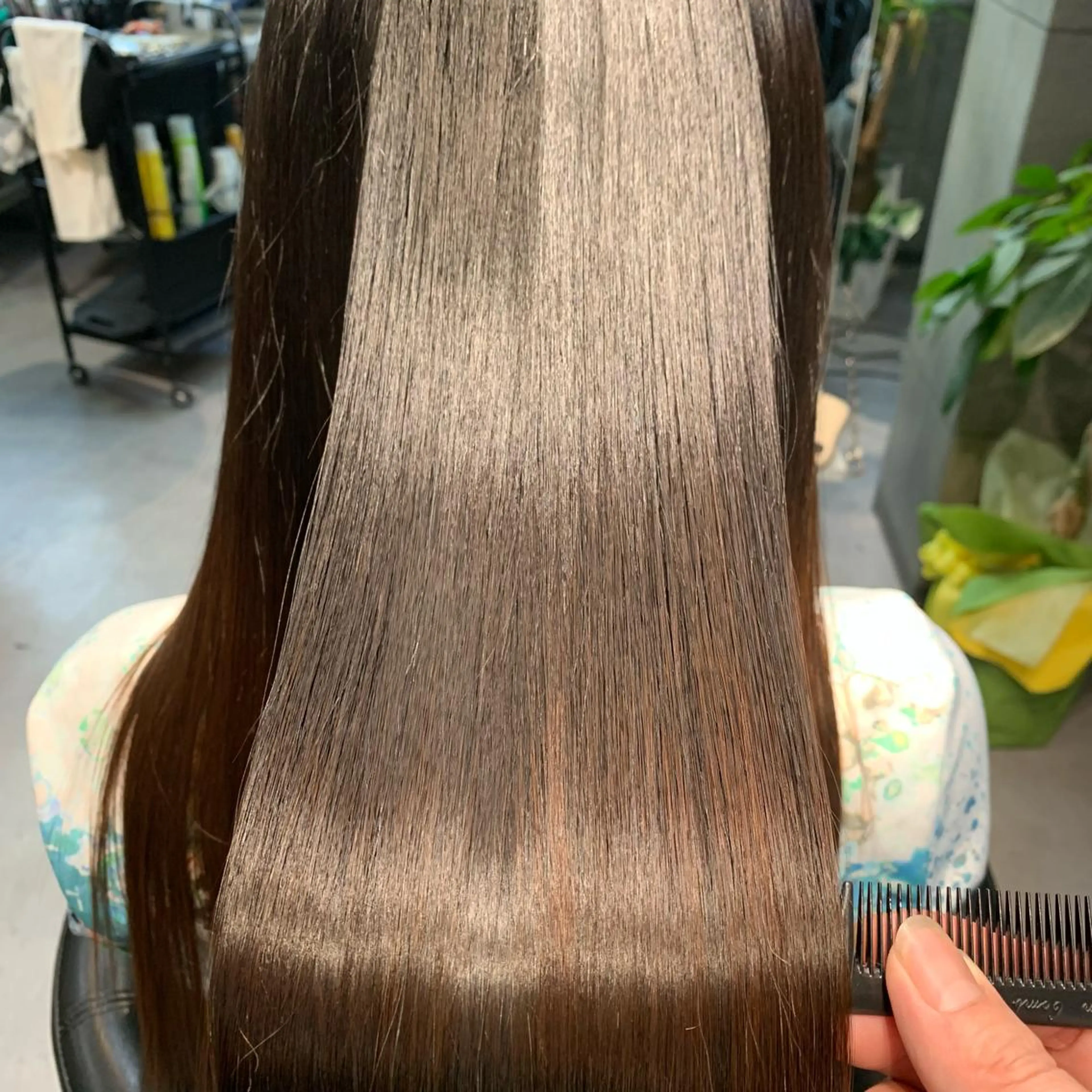 ロング トリートメント ディレクター鮫島 俊介のヘアスタイル