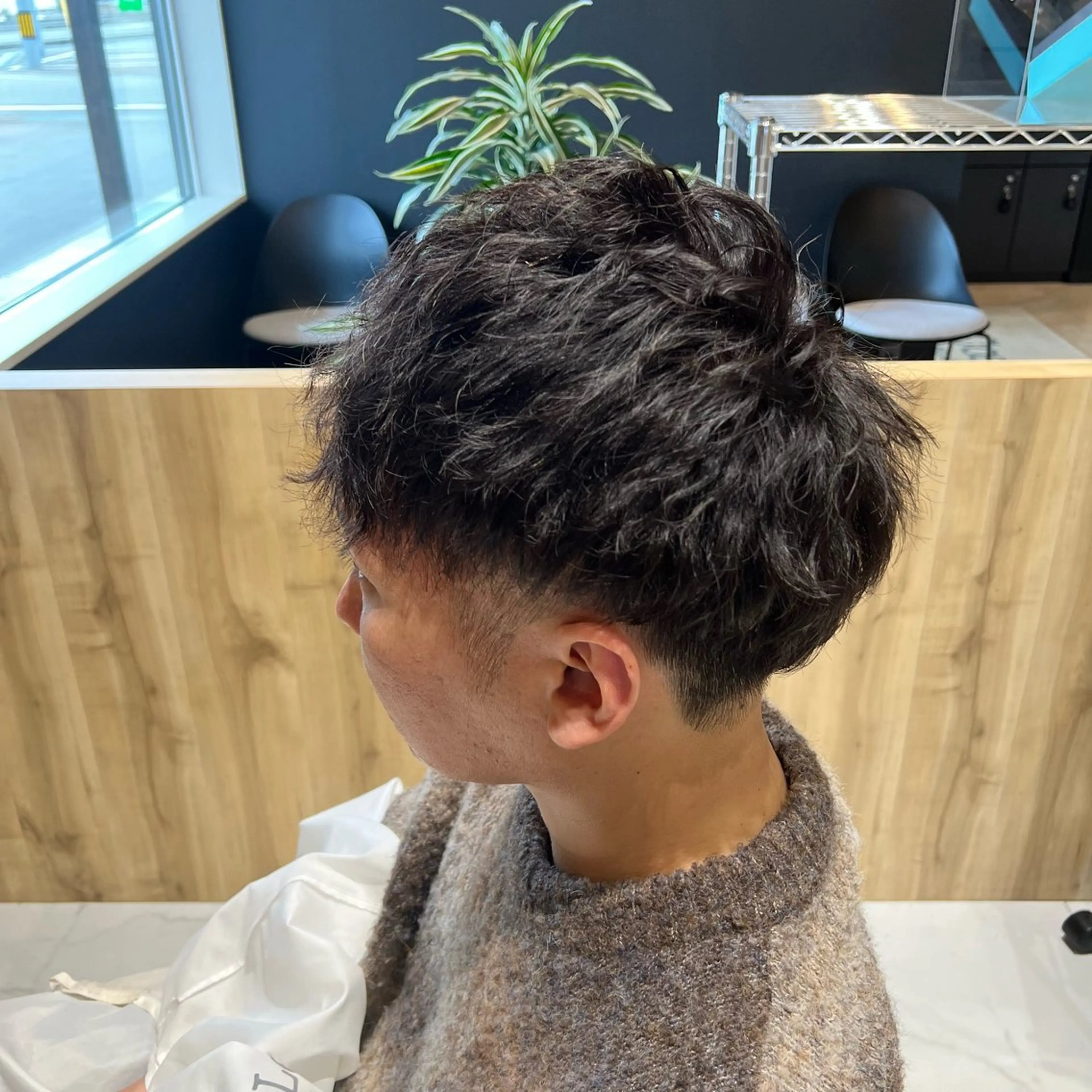 ショート パーマ メンズ ルクール喜多町店 コムロのヘアスタイル