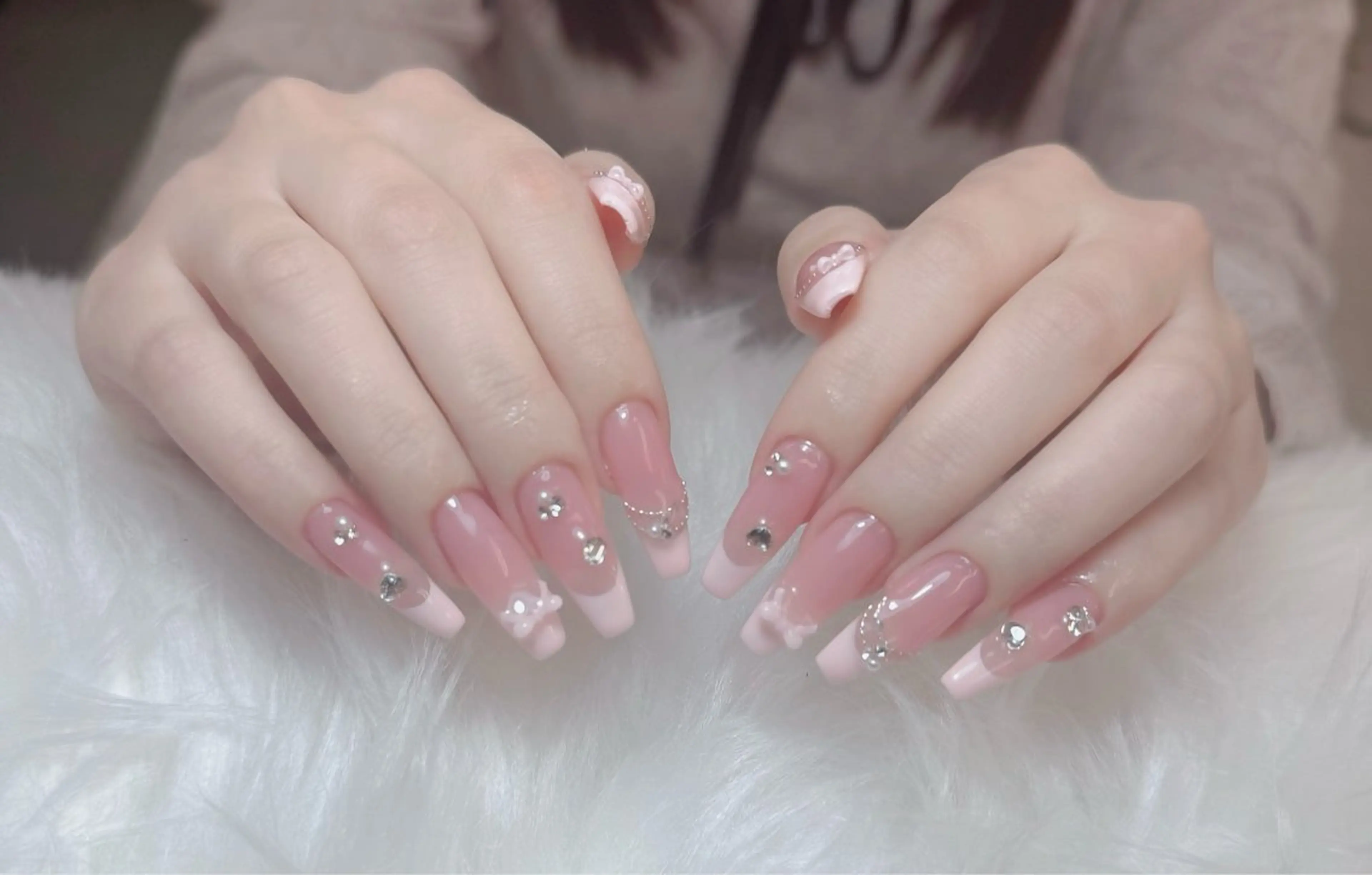 ネイル ジェルネイル 韓国ネイル マグネットネイル ネイルチップ 冬ネイル Lenie Nail Salonのネイルデザイン