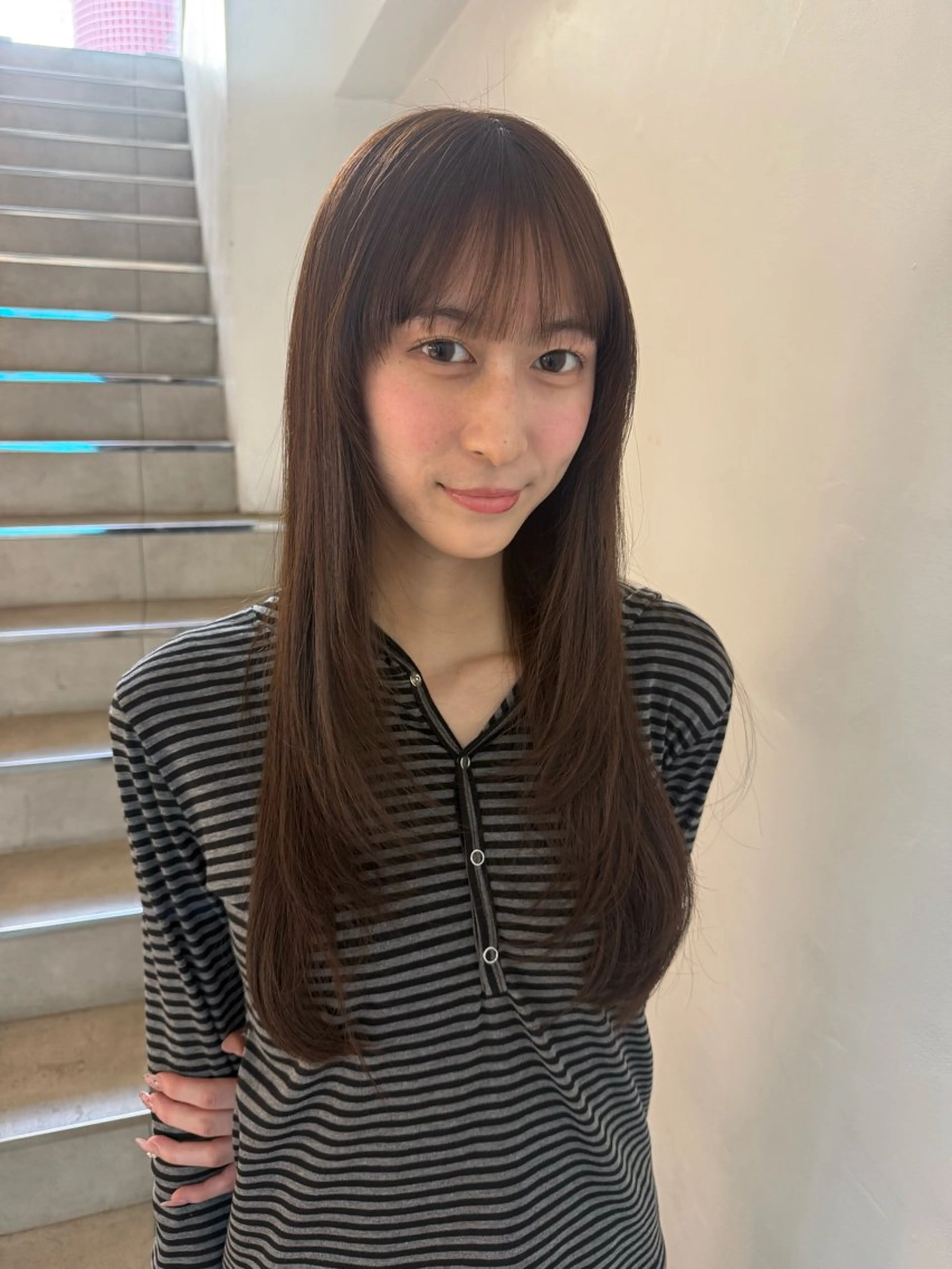 ミディアム カラー ハイトーン/デザイン 🪐·˚⌖MIHOのヘアスタイル