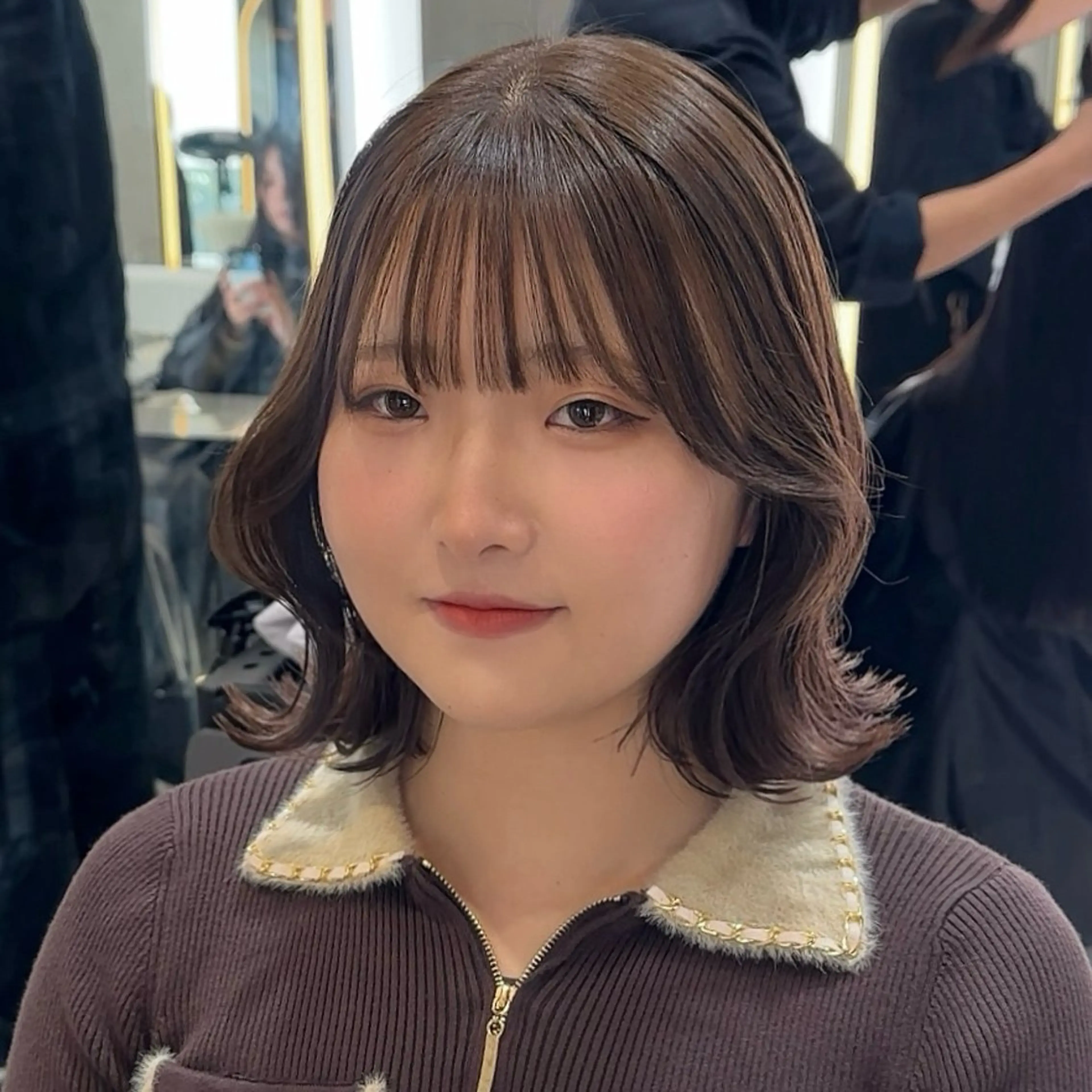 ショート カラー カット ヘアカラー トリートメント 原宿/韓国ボブ /くびれボブ/優希のヘアスタイル