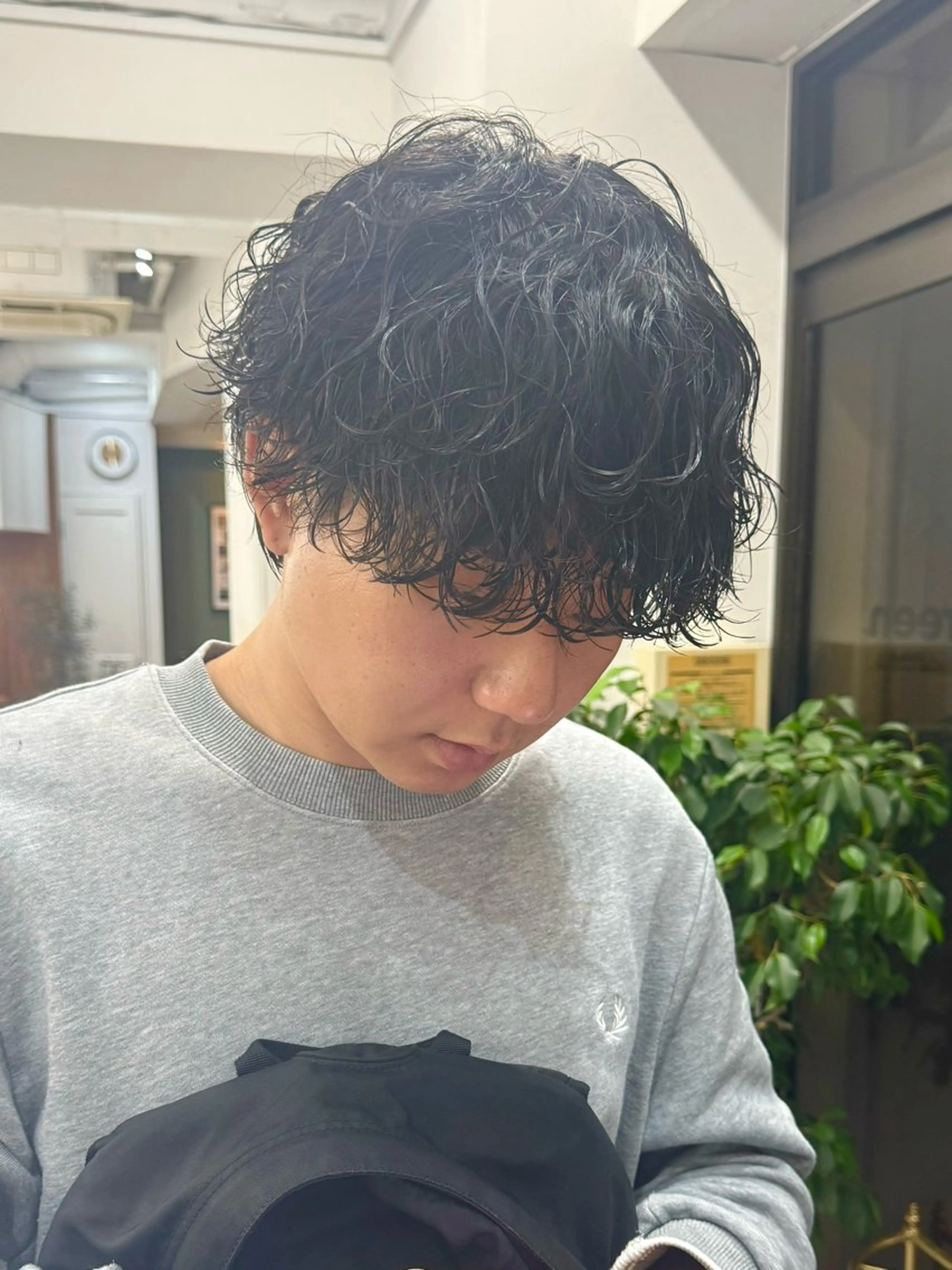 パーマ メンズ メンズパーマ 波巻きパーマ カット パーマ トリートメント シャドウパーマ/ 波巻パーマYu-Kiのヘアスタイル