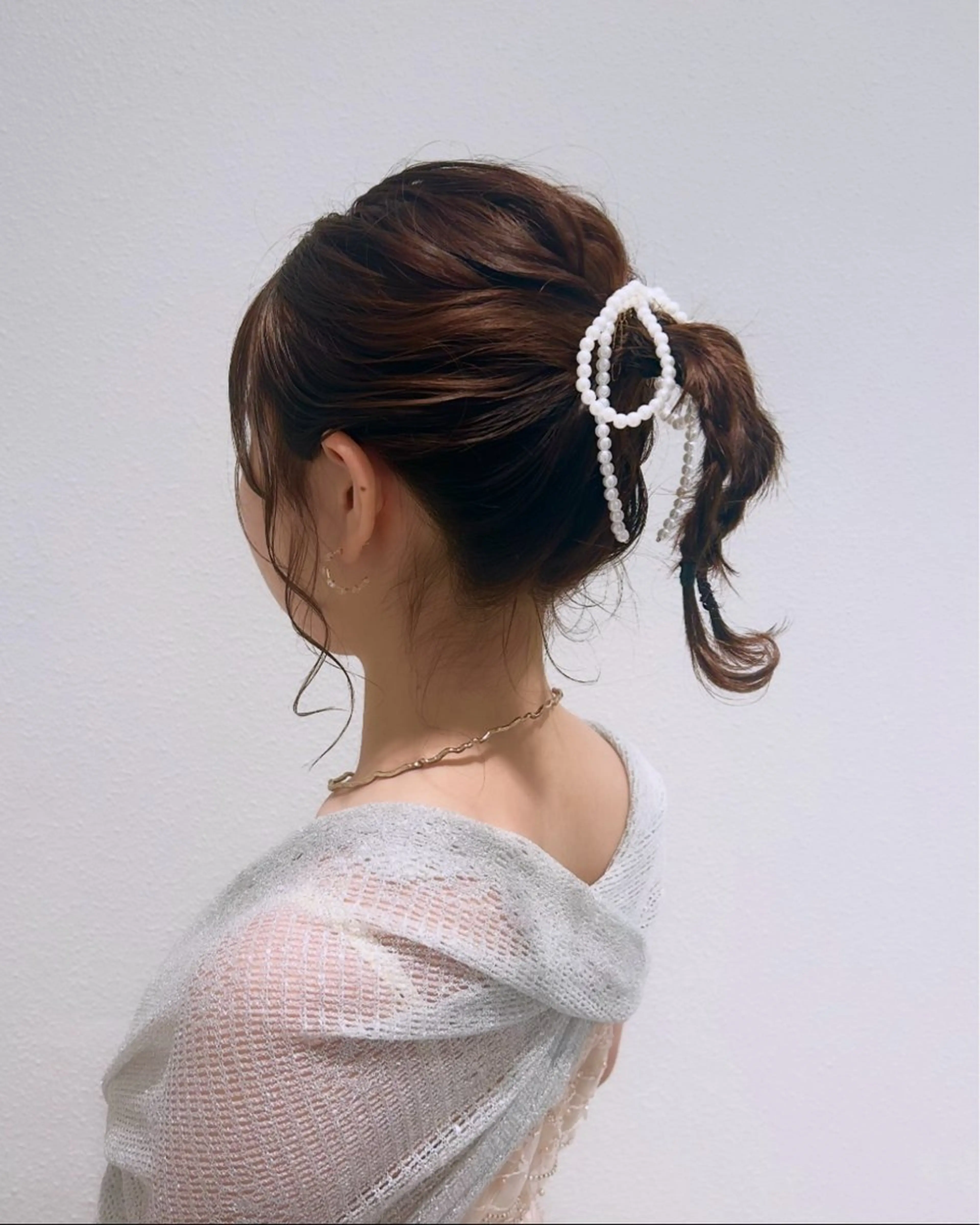 ヘアアレンジ ポニーテール ヘアセット ヘアセット/ミニボブ /レイヤー 山田寛菜のヘアスタイル