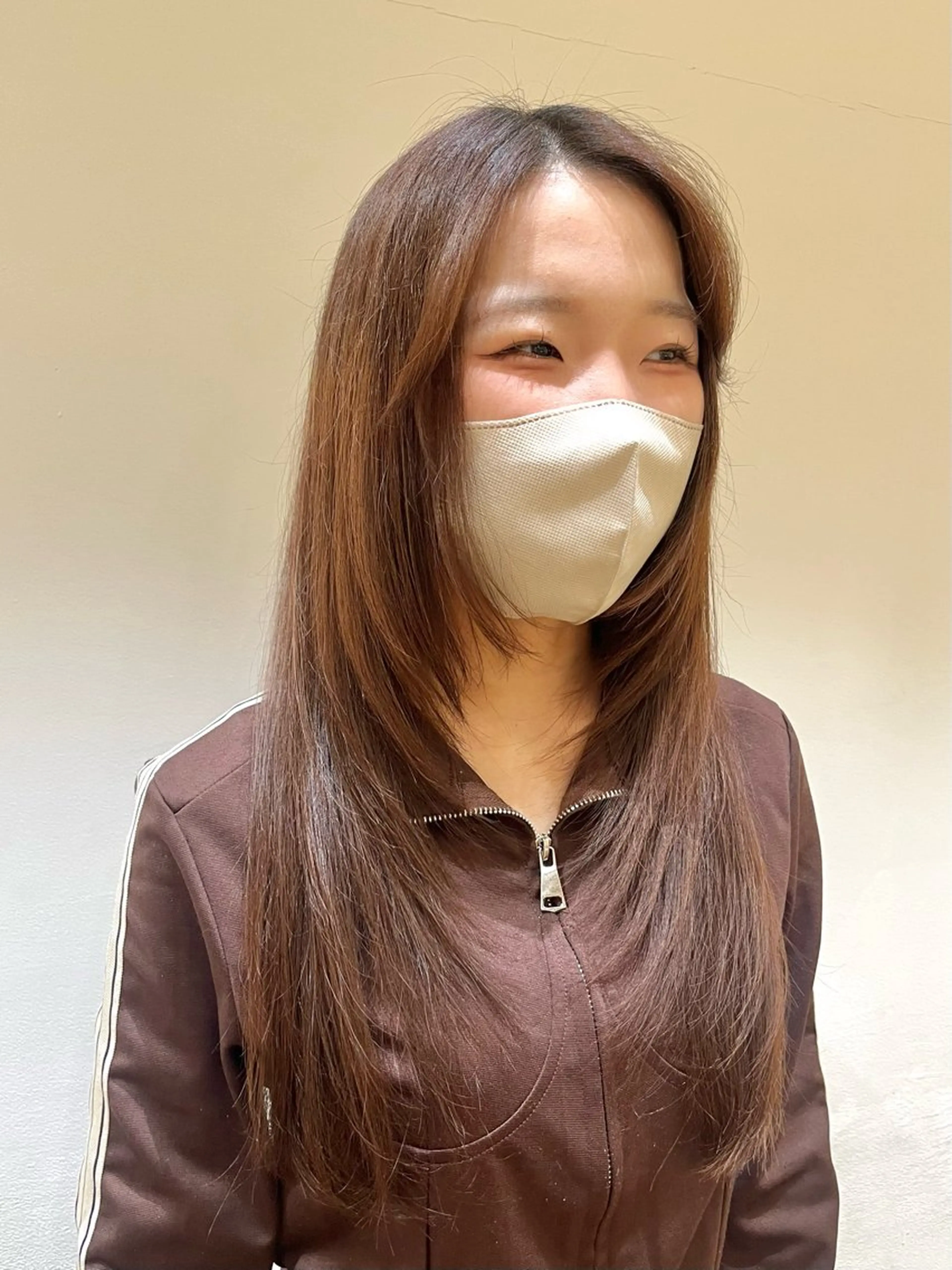 ロング レイヤーカット カット 暖色カラー/ダブル カラー/名古屋/辻のヘアスタイル