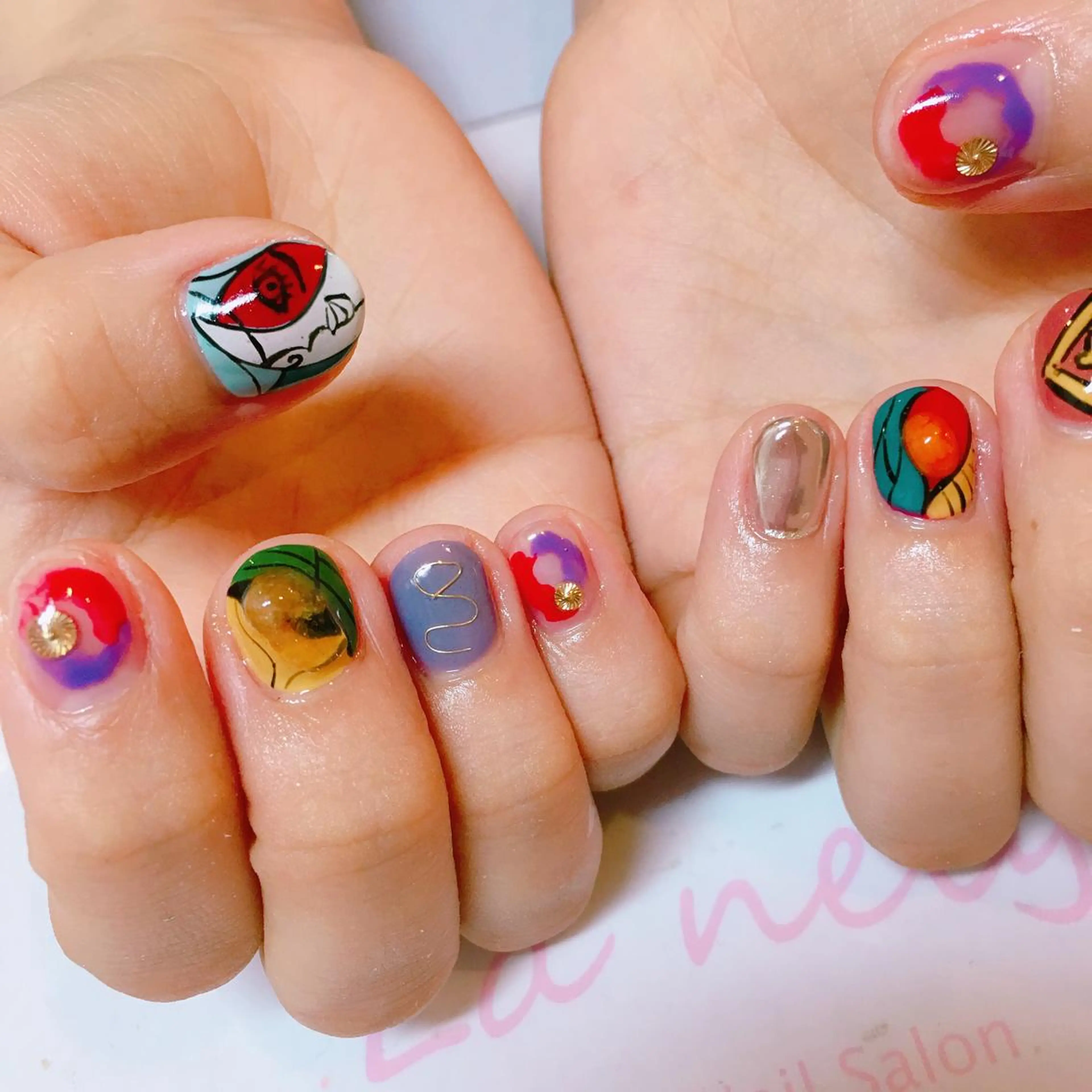 ネイル La neige* yuki 🐩🌙のネイルデザイン