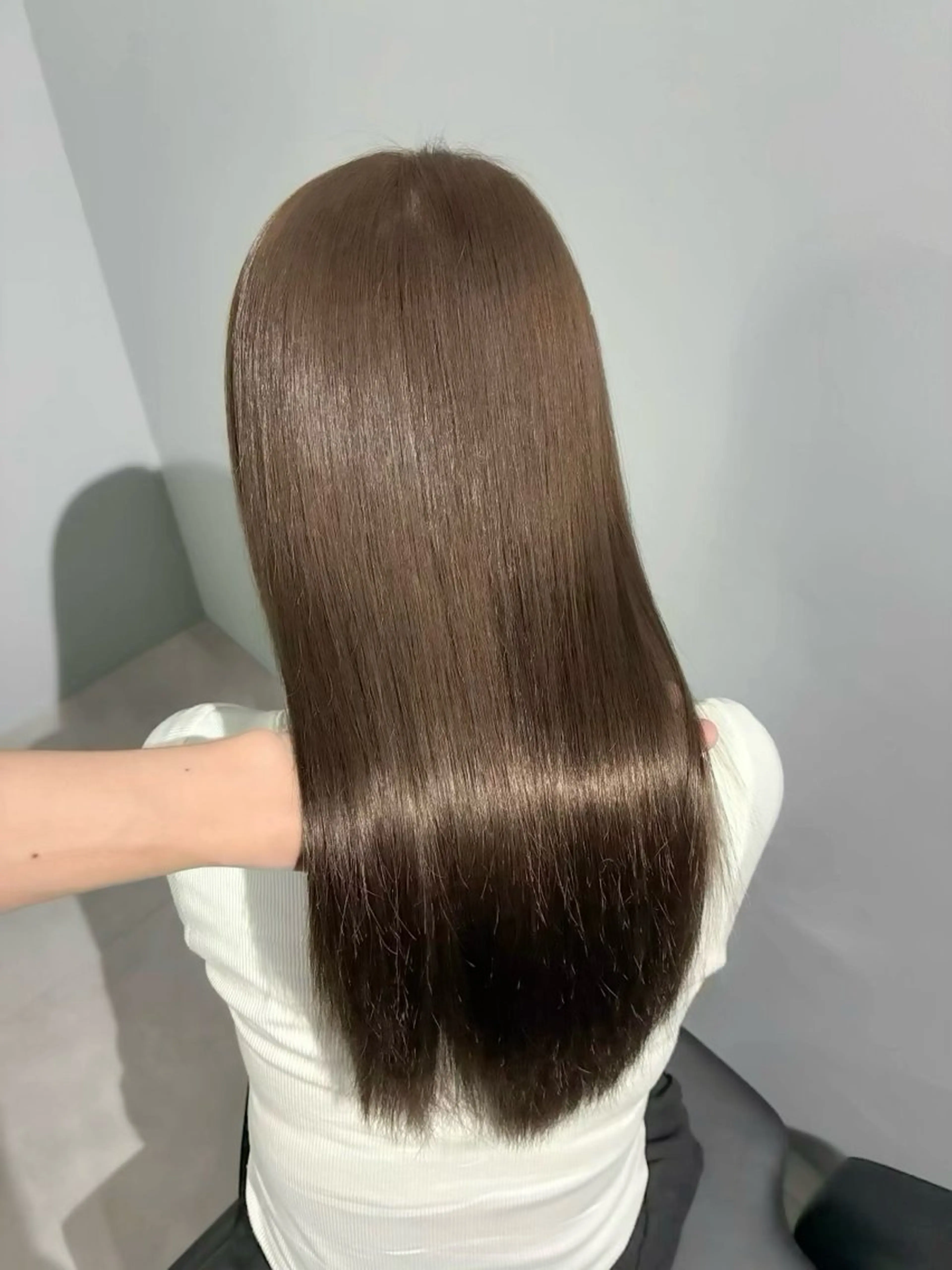 ロング カラー ヘアカラー トリートメント 透明感カラー特化/ ベージュ/梅田/英輝のヘアスタイル