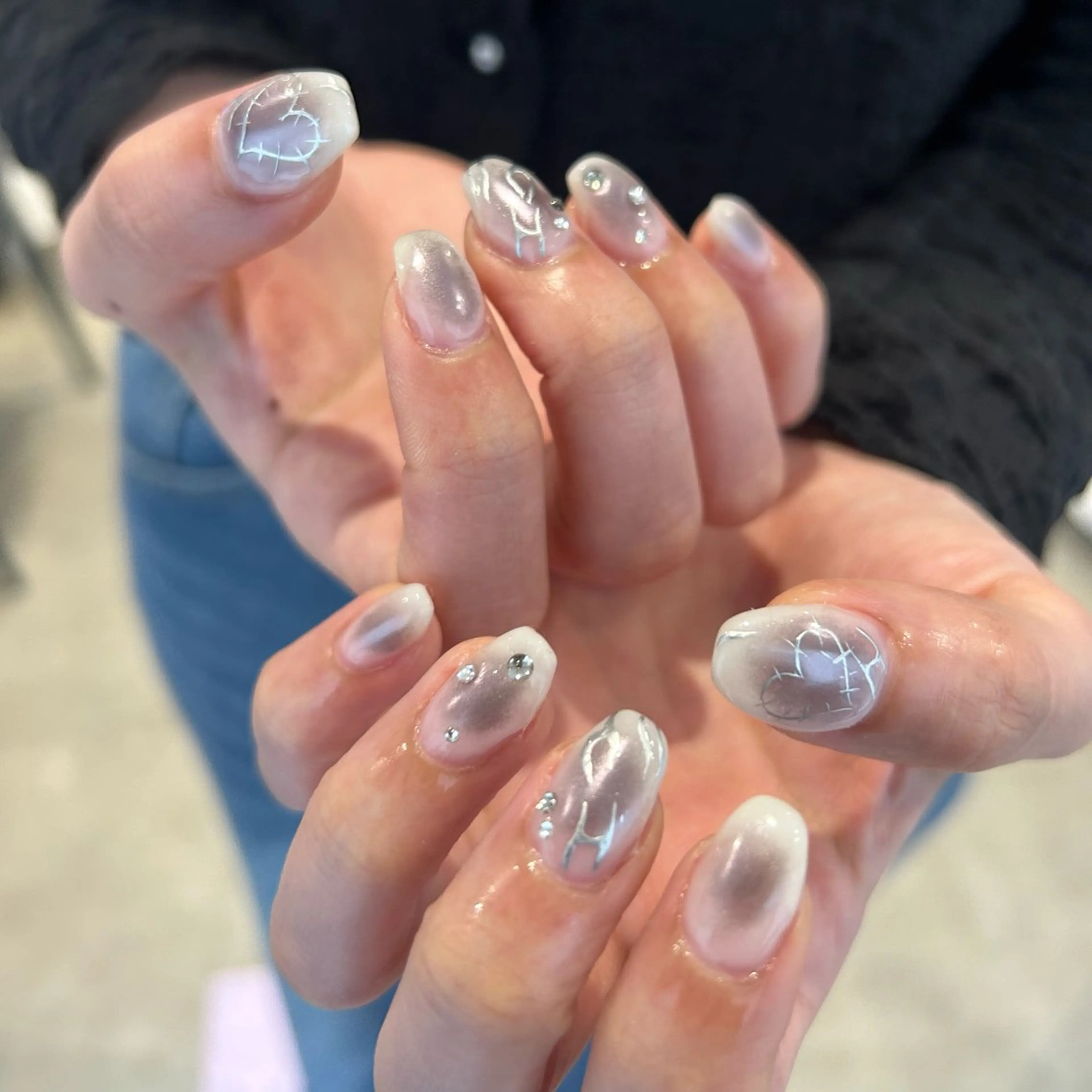 ネイル SHELLTOKYO 💜Kazamakiのネイルデザイン