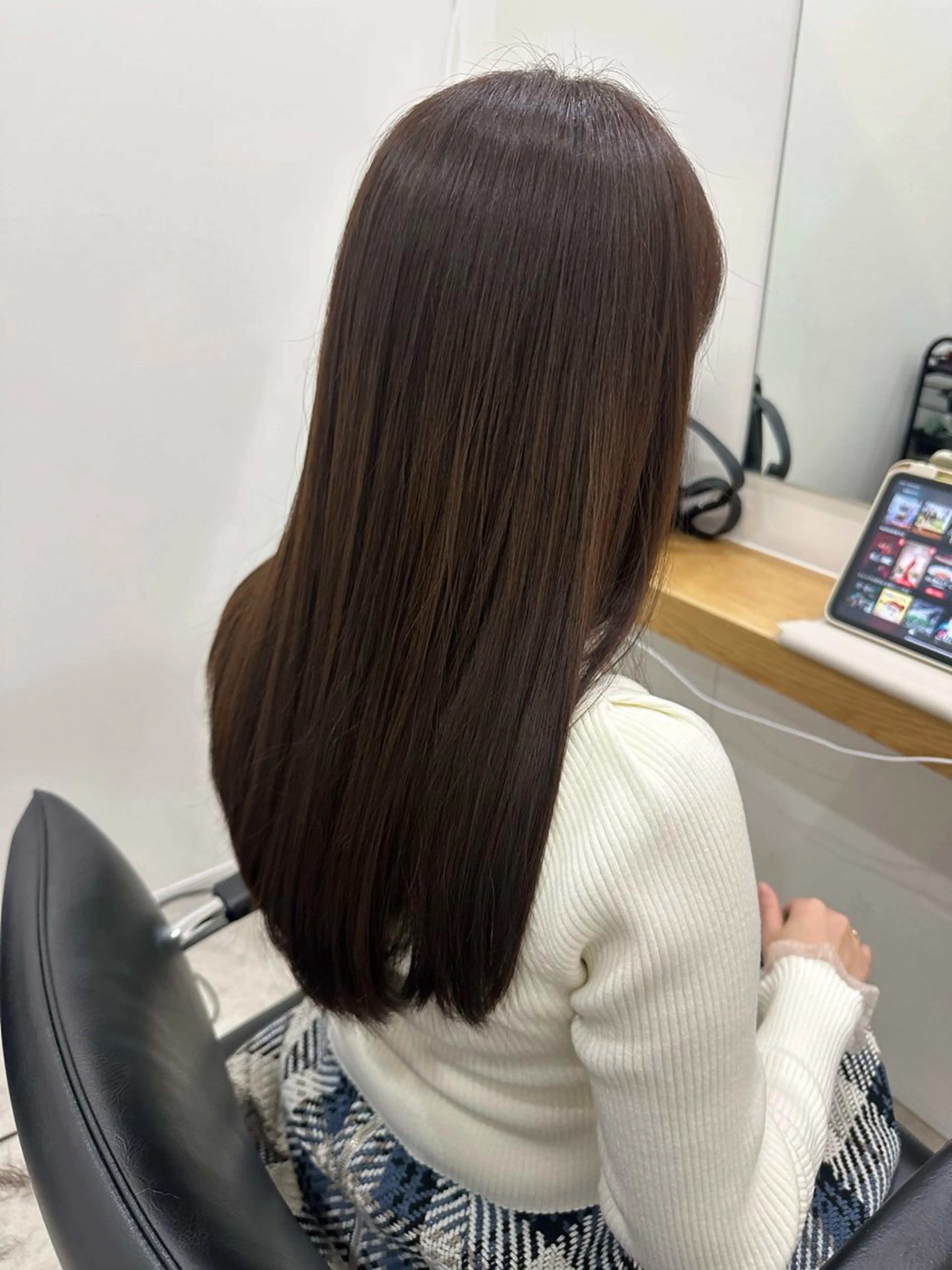 ロング カラー カット ヘアカラー トリートメント レイヤー/ナチュラル 💐nao.のヘアスタイル