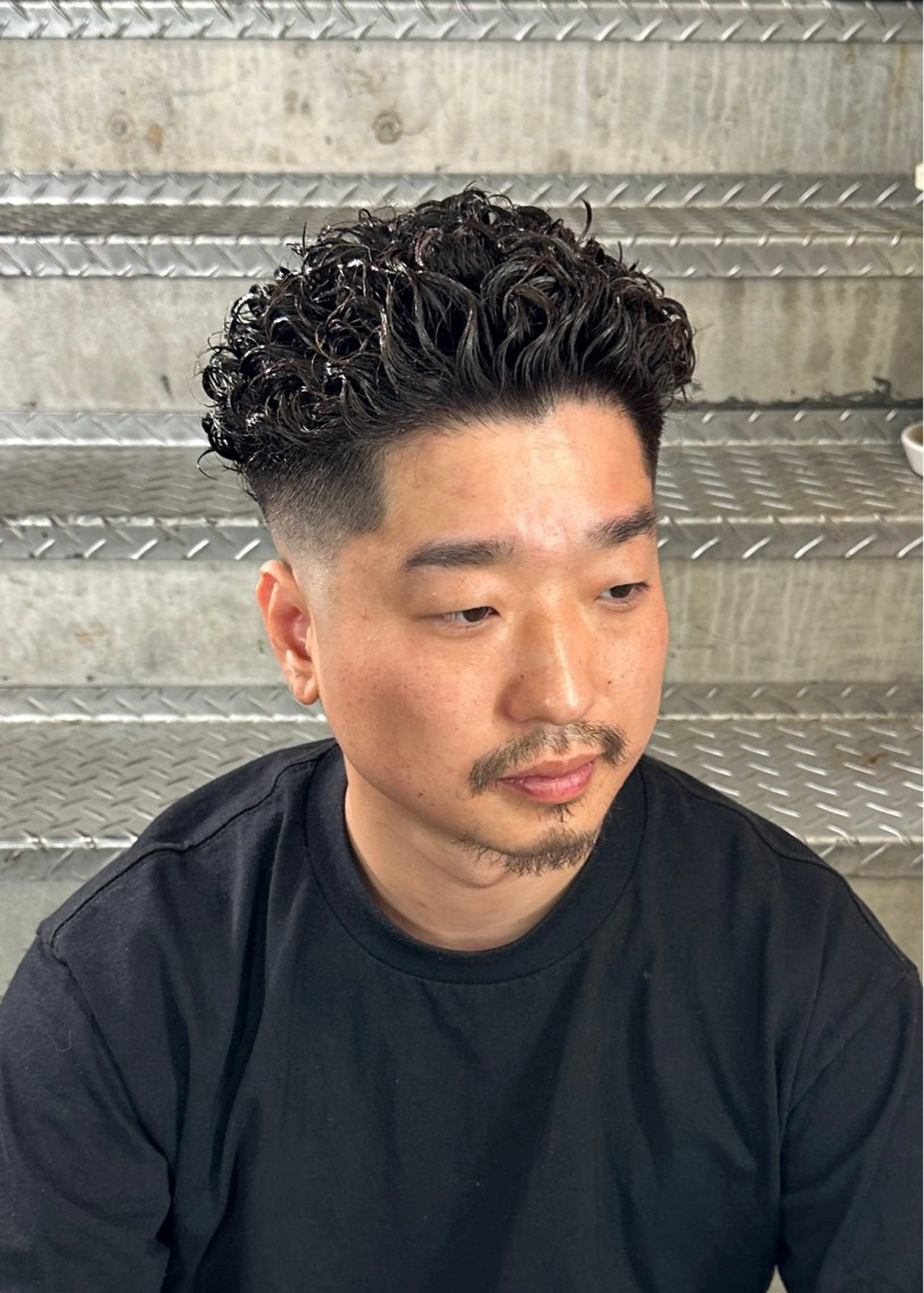 パーマ メンズ 中原 祥太のヘアスタイル