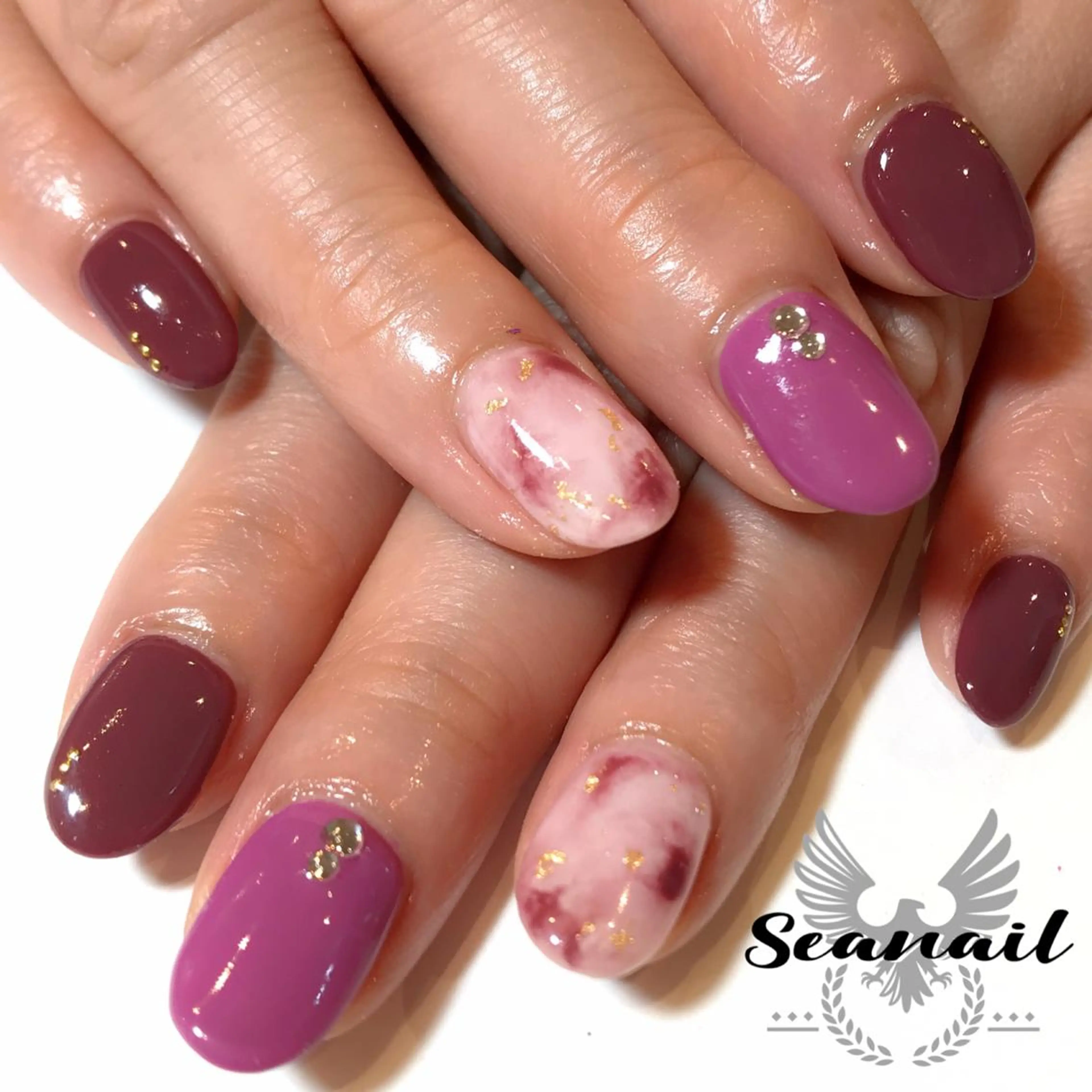 ジェルワンカラーorデザイン定額(オフなし)の写真