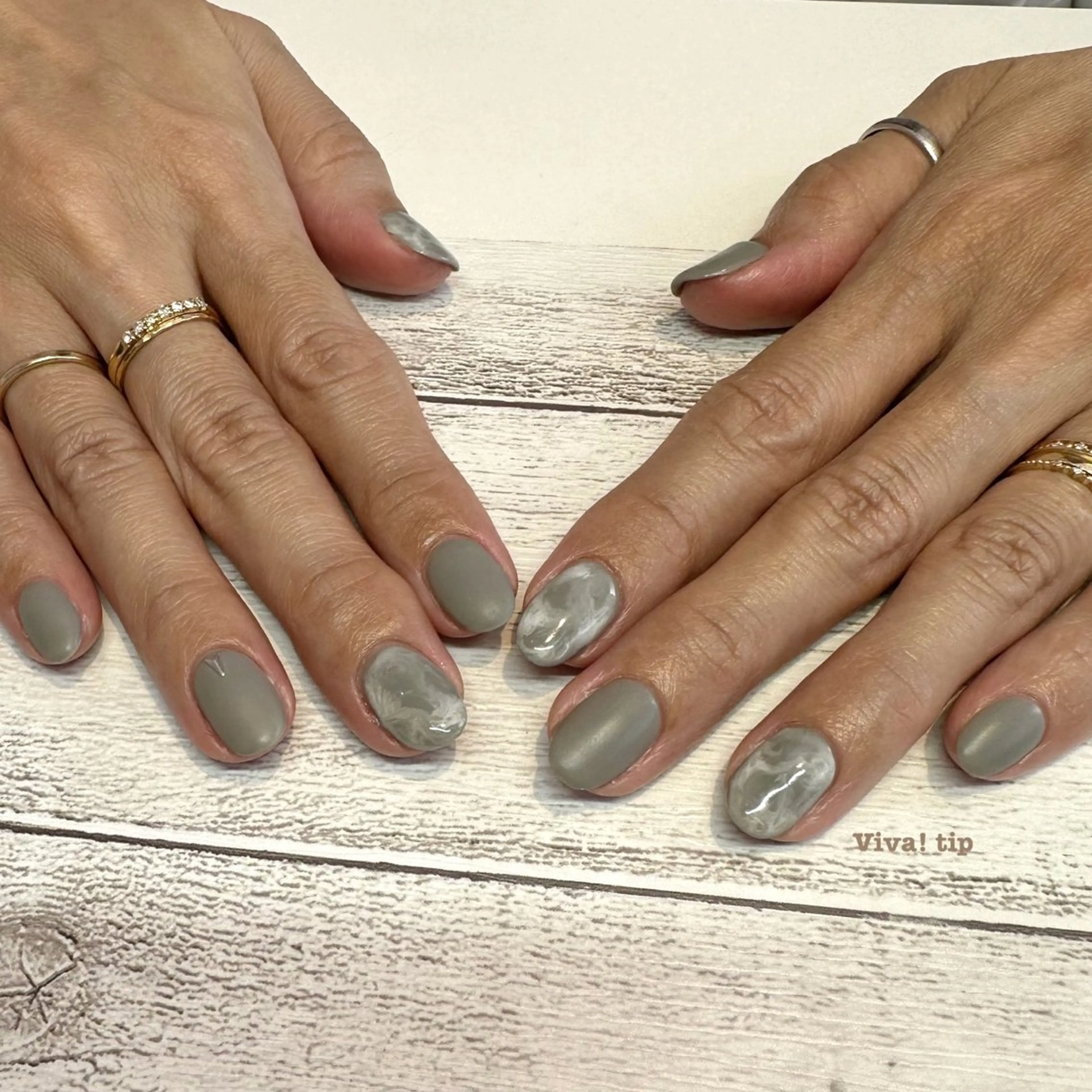 ネイル ニュアンスネイル Viva!tip ビバティップネイルのネイルデザイン