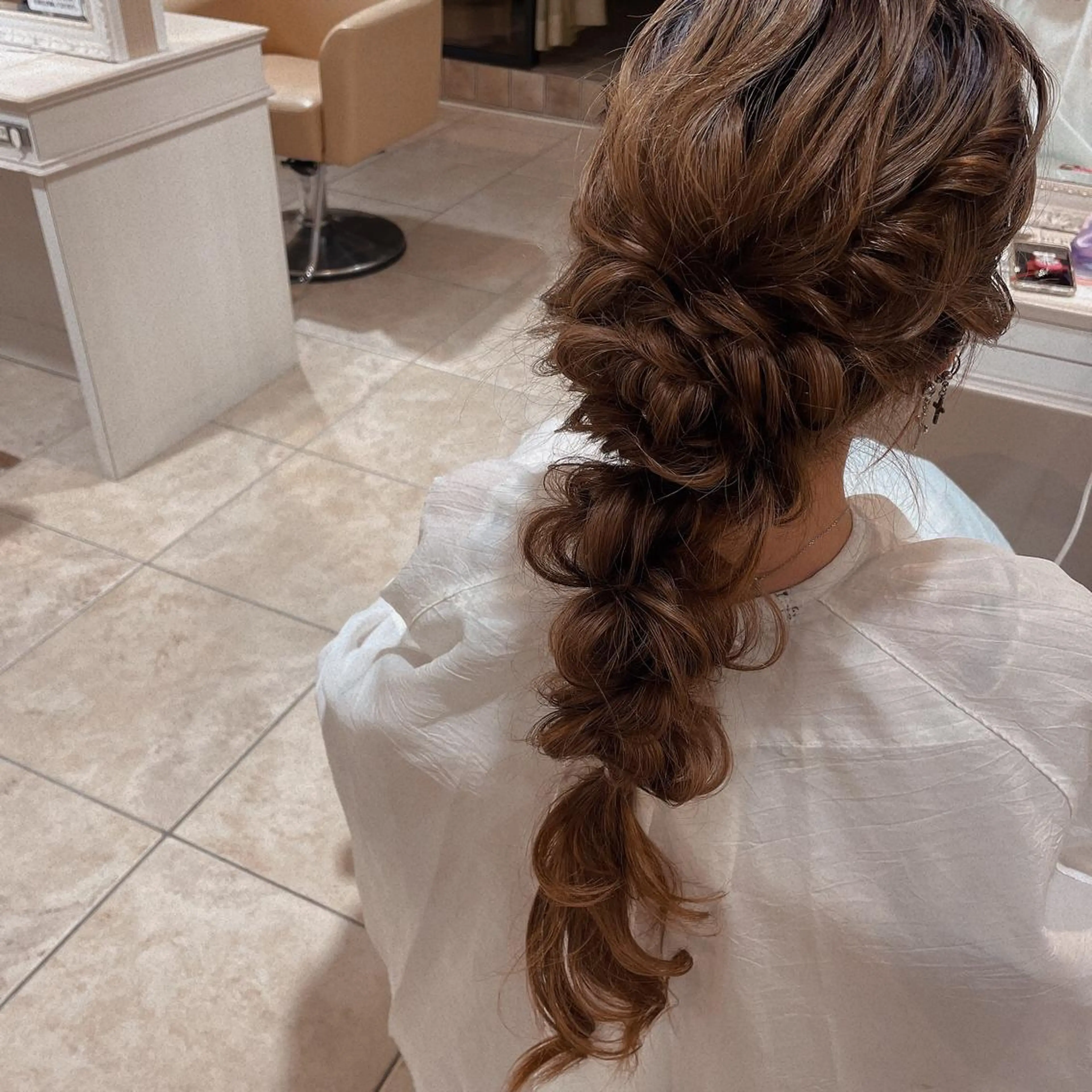 ヘアアレンジ ヘアセット 原 麻耶のヘアスタイル