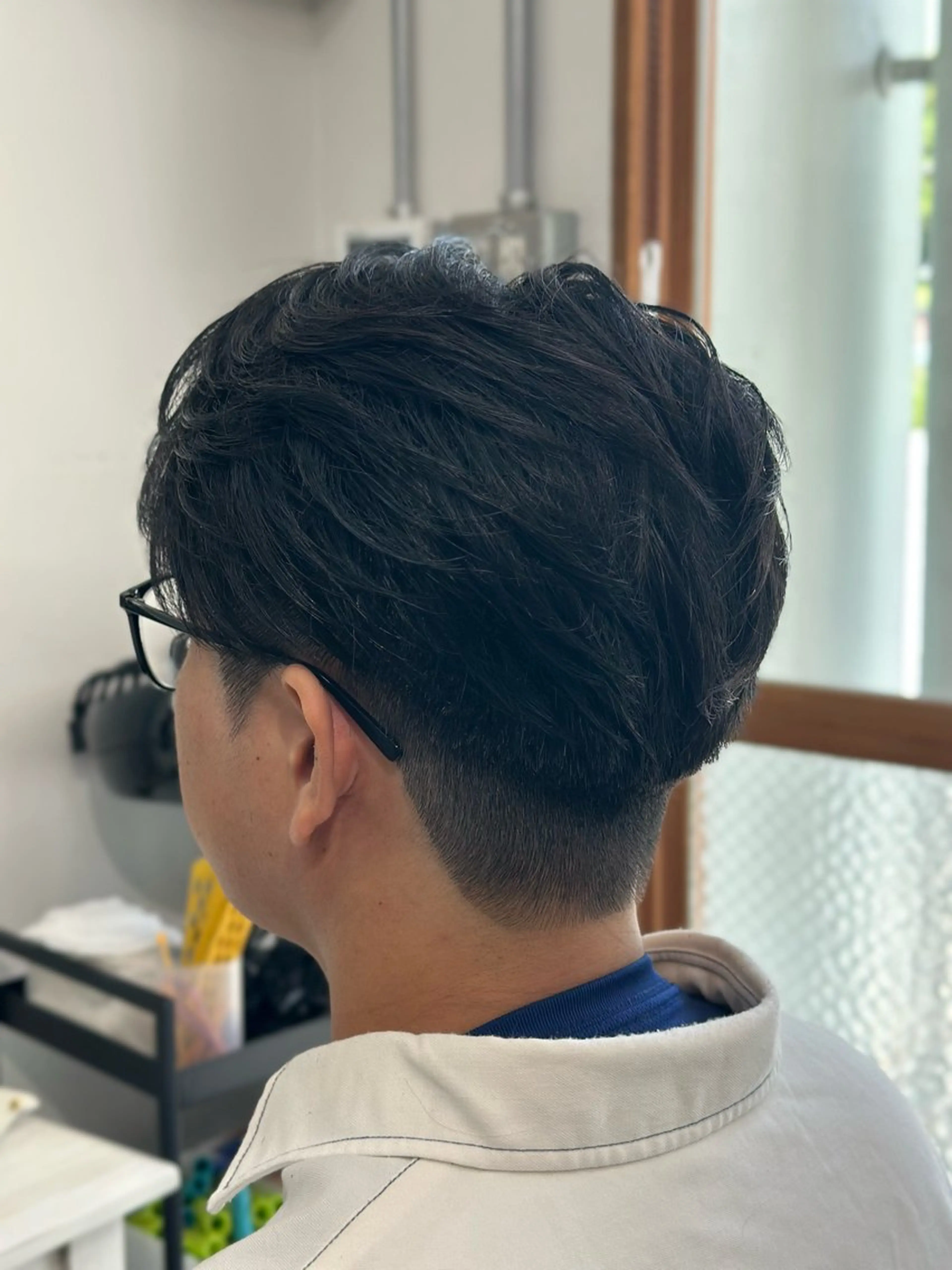 ショート メンズ フェザーパーマ メンズパーマ パーマ Snalyメンズ特化 スエハラのヘアスタイル