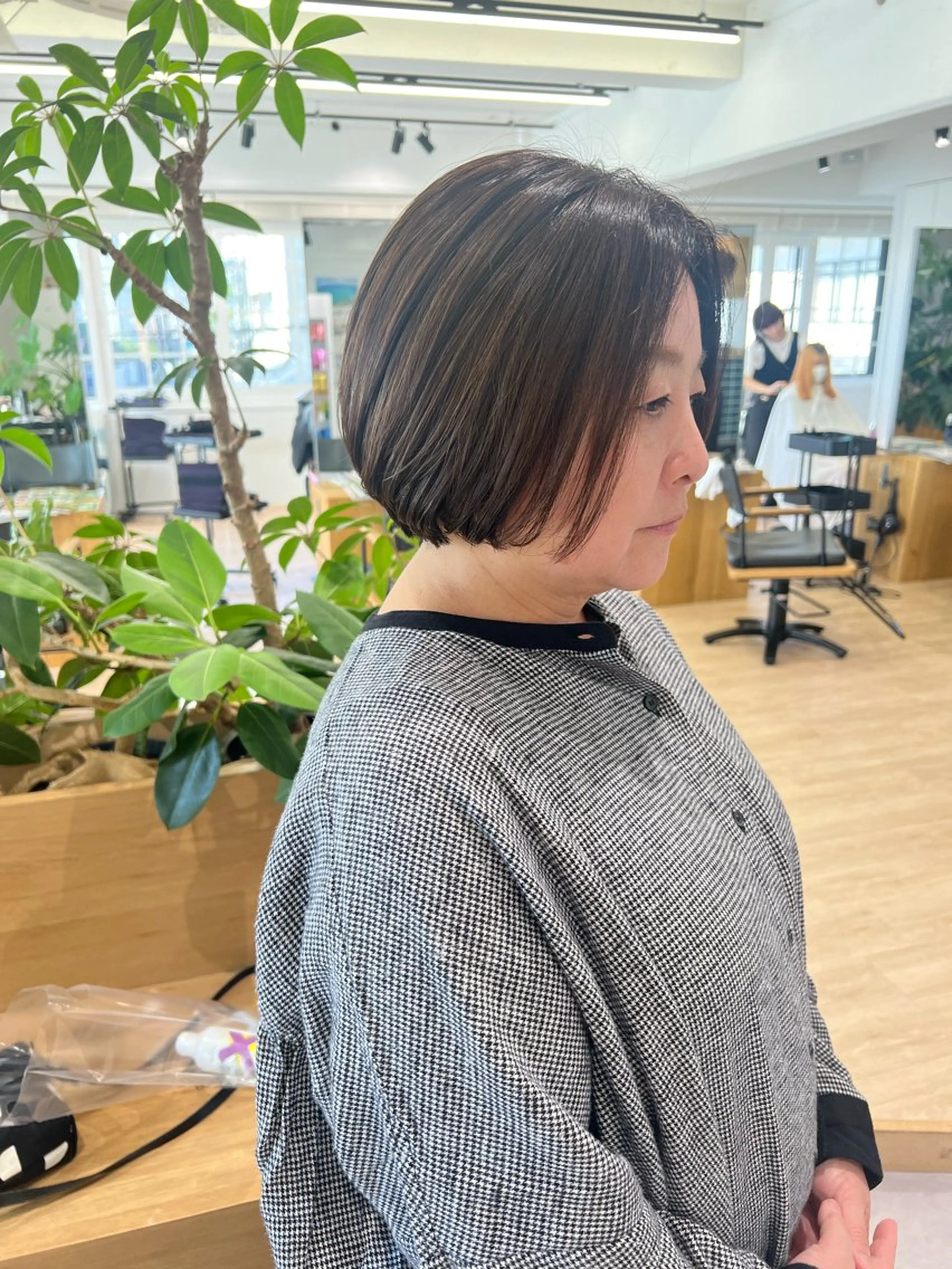 ショート 溝曽路 優衣のヘアスタイル