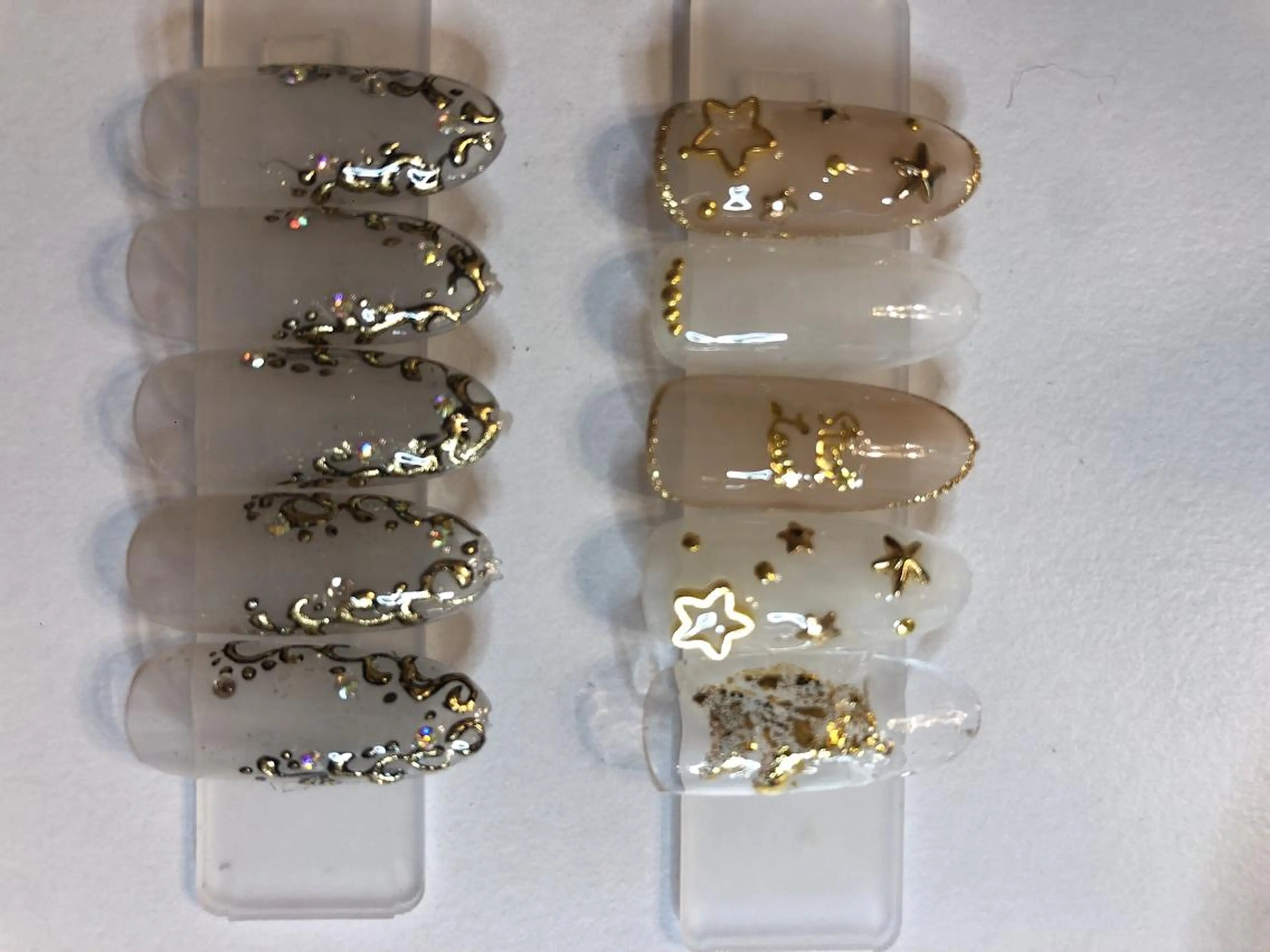 ミディアム ネイル 長さ出し専門 nynaのネイルデザイン