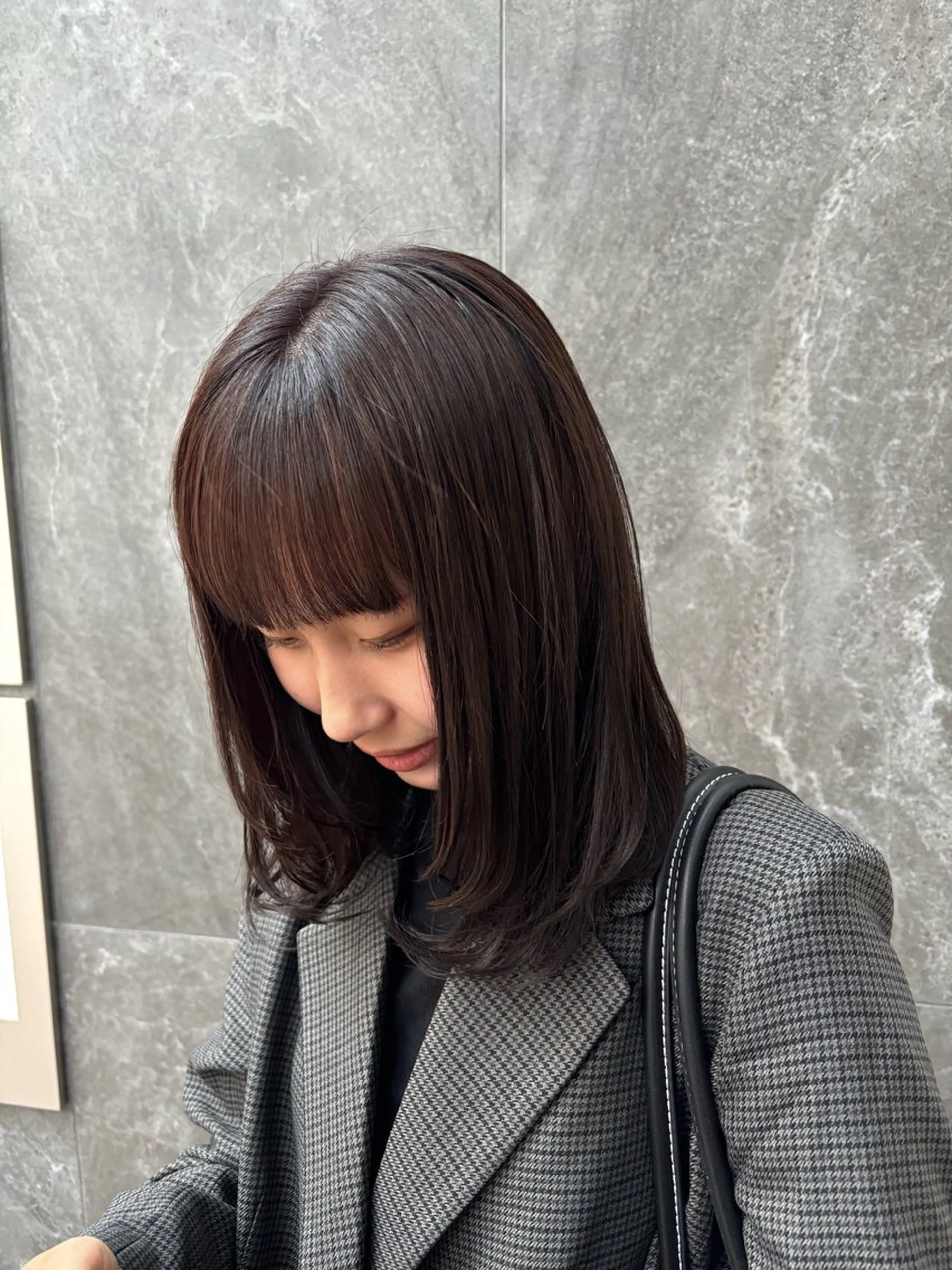 カラー ブラウンカラー 石原 望来のヘアスタイル
