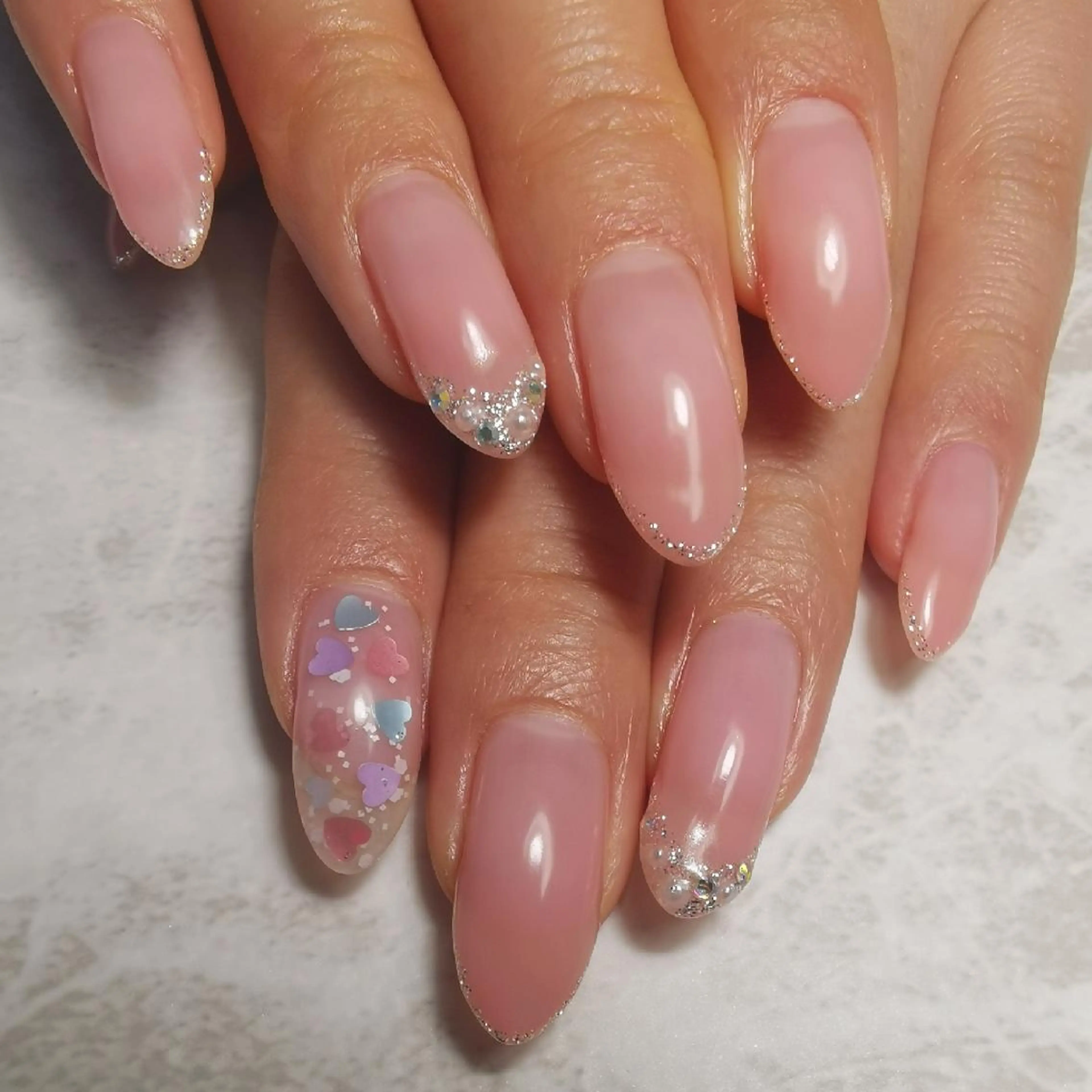 ネイル バレンタイン ハンドネイル reve あやののネイルデザイン