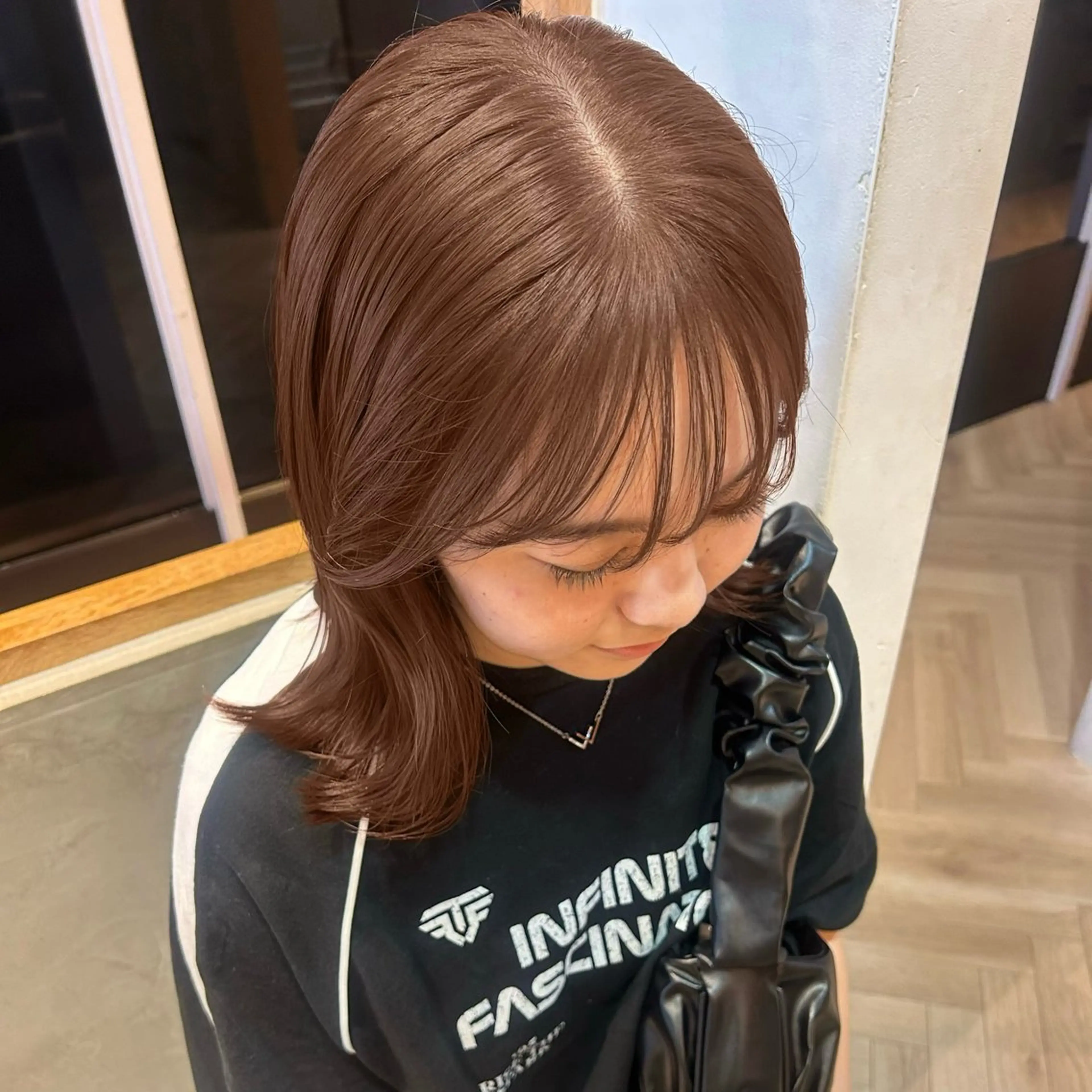 ミディアム カラー ヘアカラー 🐢ダブルカラー🐢 透明感/このかのヘアスタイル