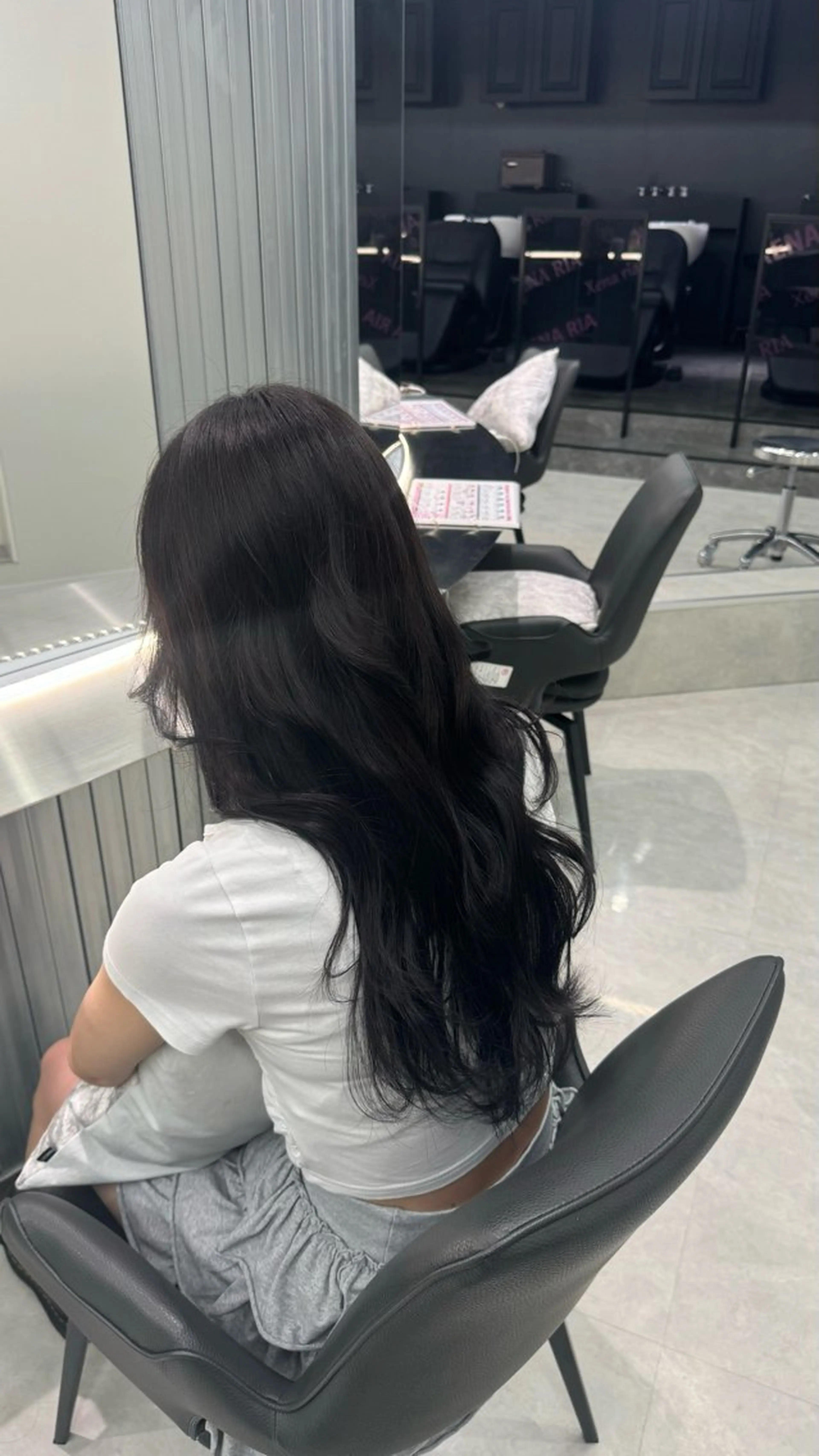 ロング カラー ozaki renaのヘアスタイル