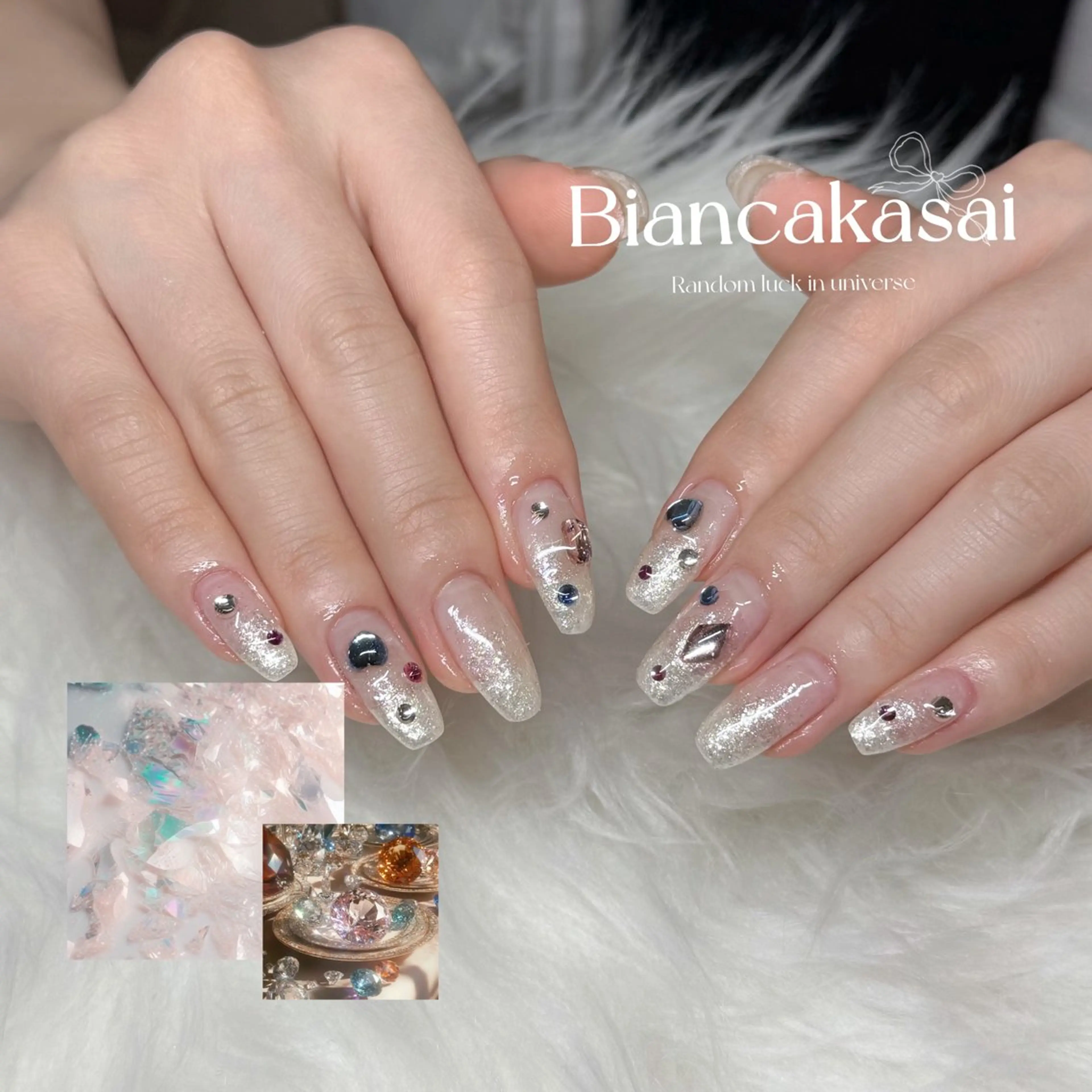 ネイル ハンドネイル Bianca葛西 Hinano🩶のネイルデザイン