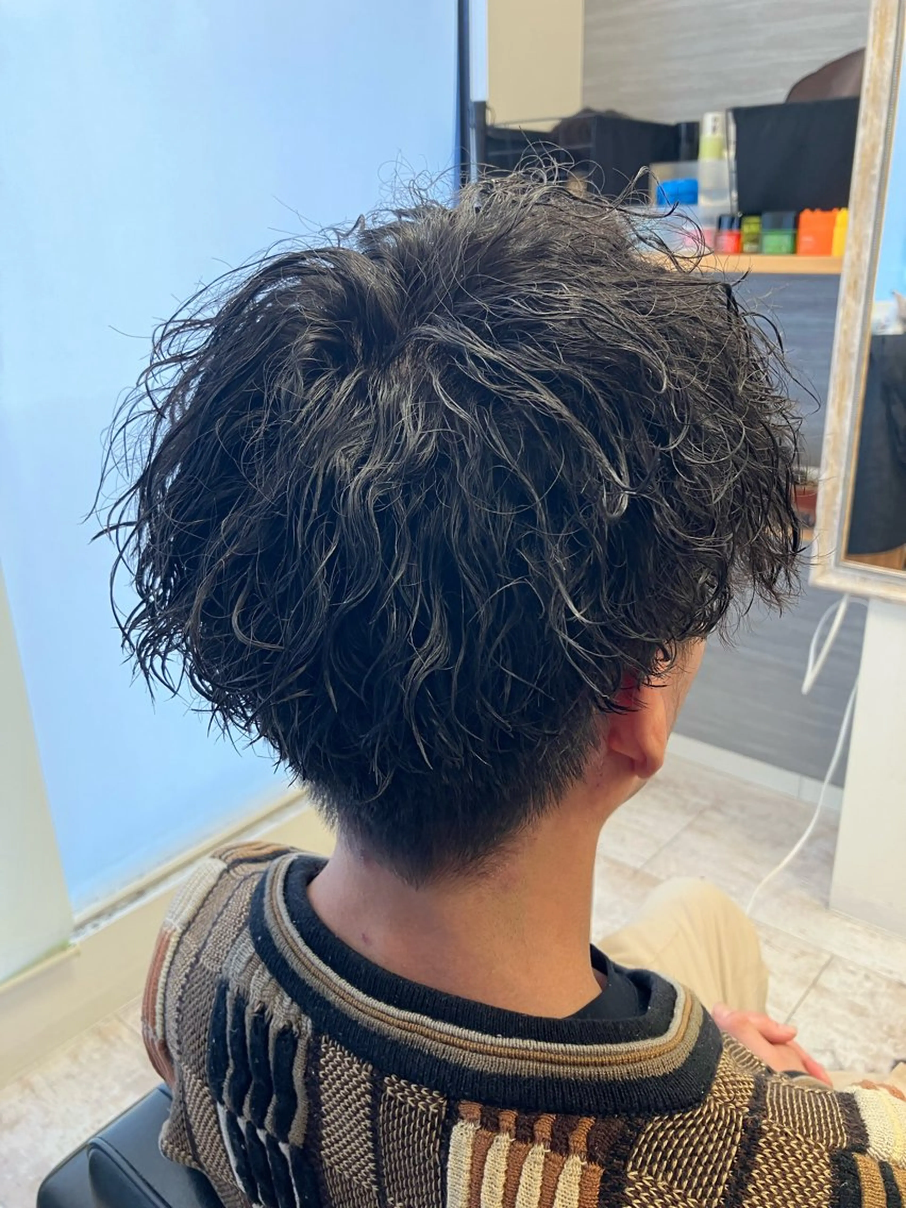 パーマ メンズ カット パーマ メンズ特化/パーマ/ フェードWATARUのヘアスタイル