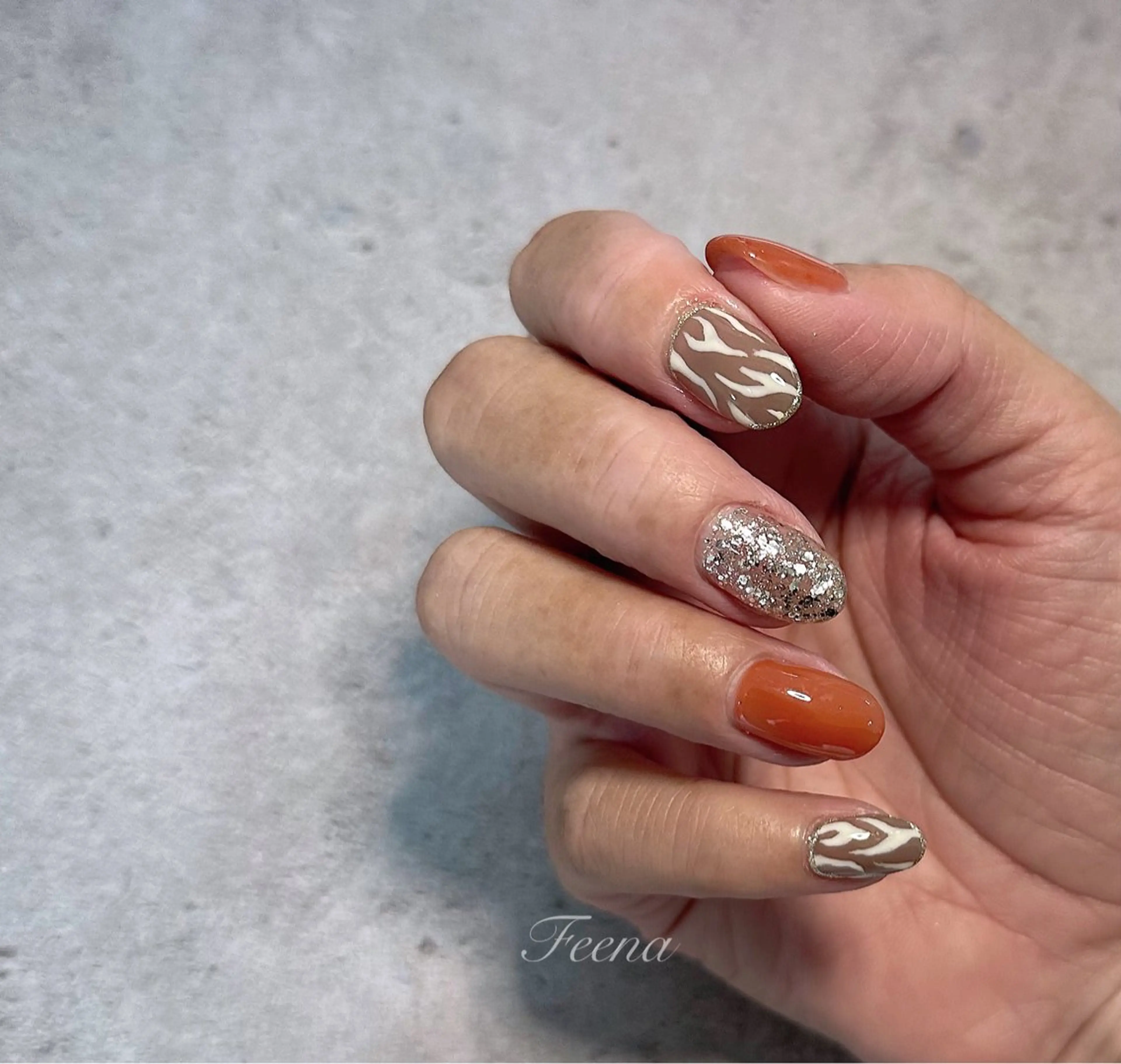 ネイル amu nail. RINAのネイルデザイン