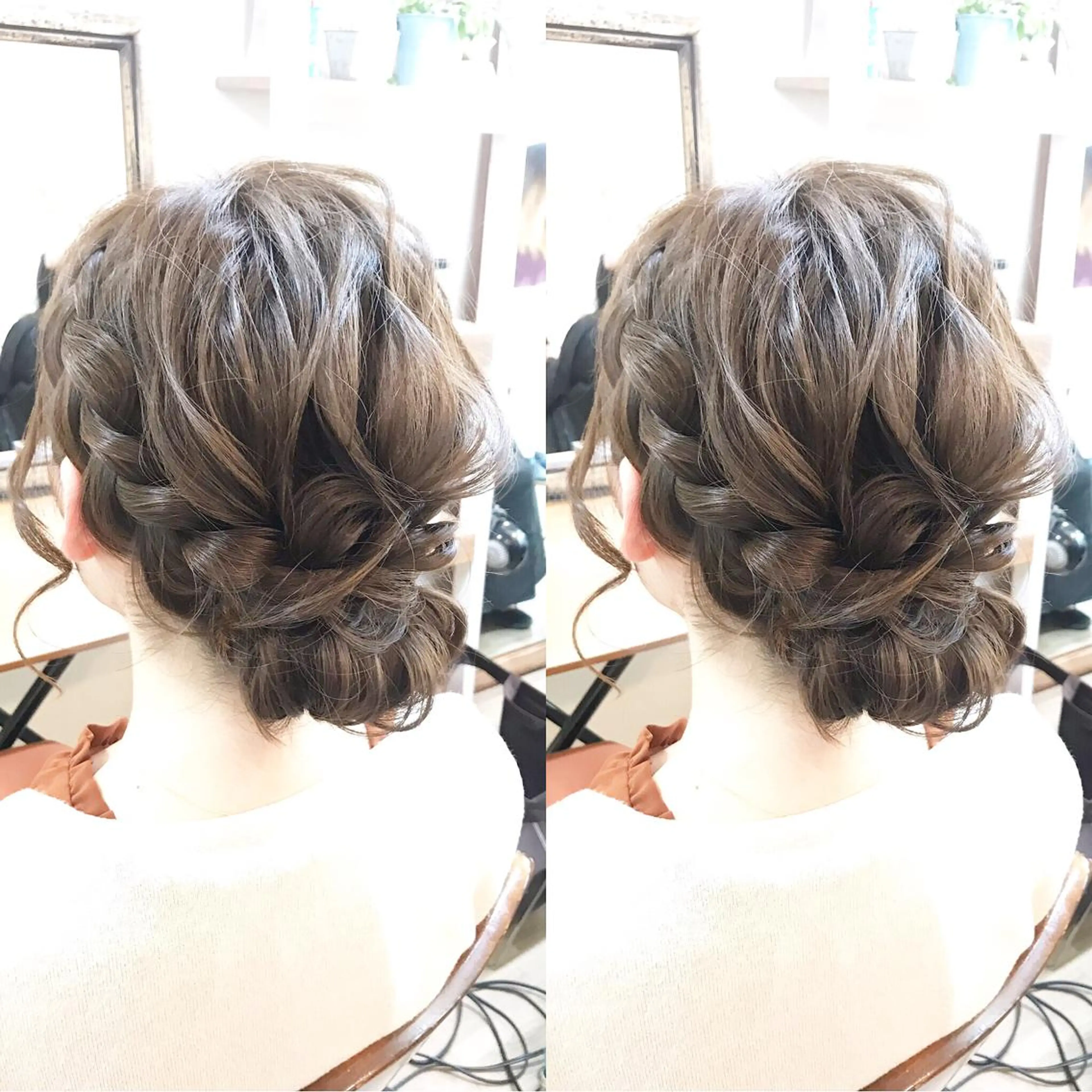 ロング カラー ヘアアレンジ キッズ 早朝✨ヘアセット 着付け/清水玲歌のヘアスタイル