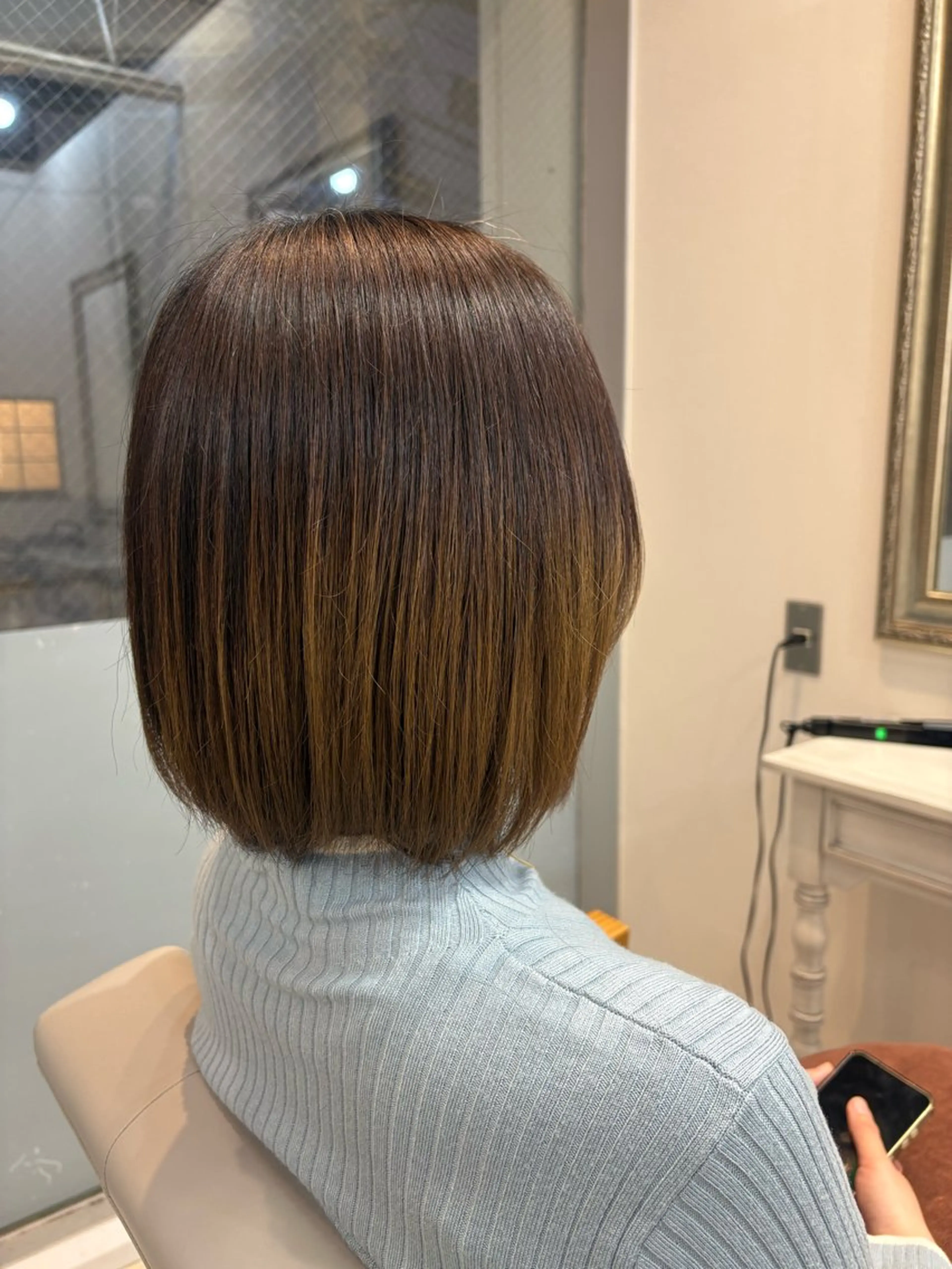 ミディアム アベ ミスズのヘアスタイル