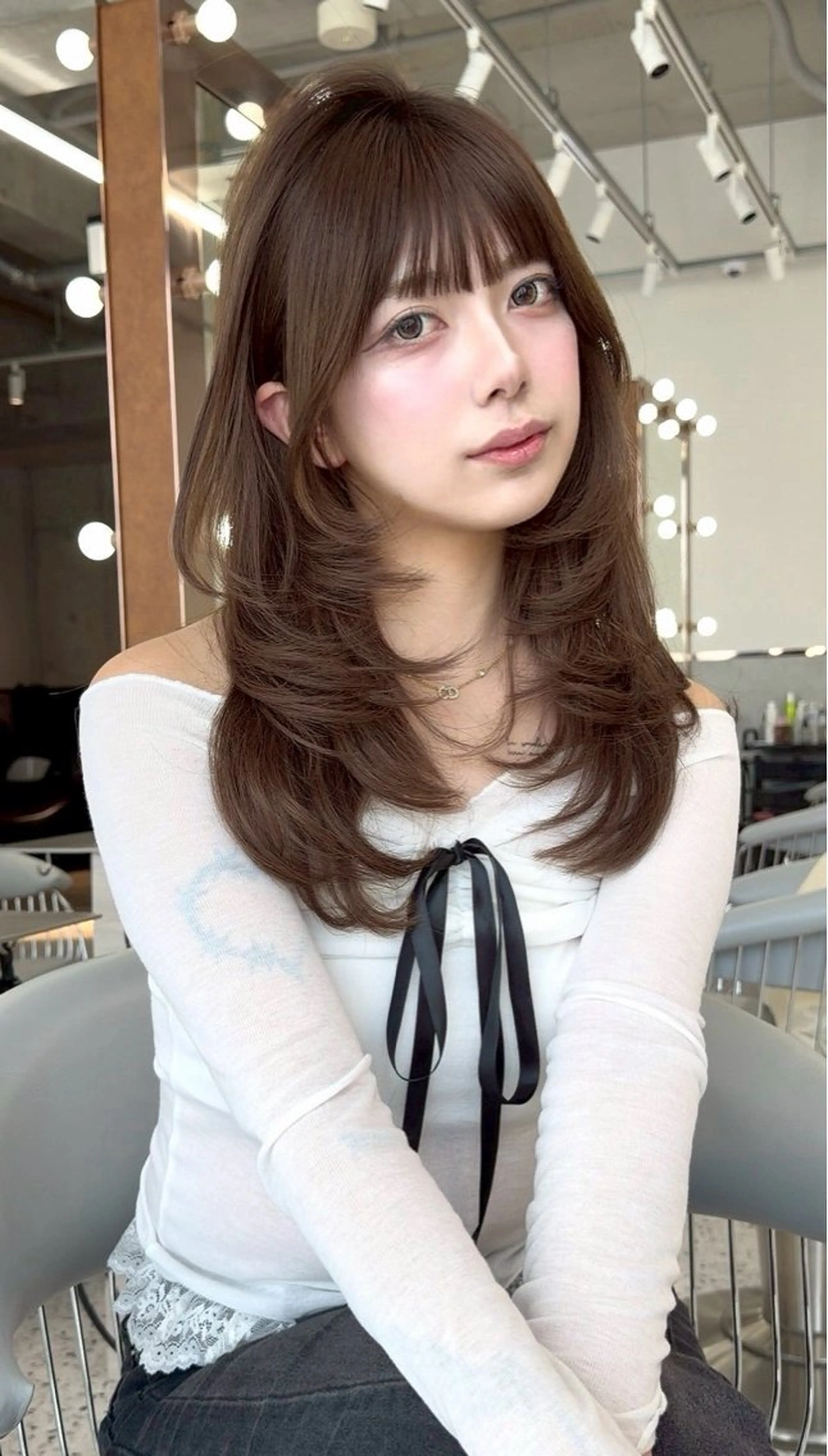 ロング レイヤーカット 🎀透明感カラー shizuka🎀のヘアスタイル