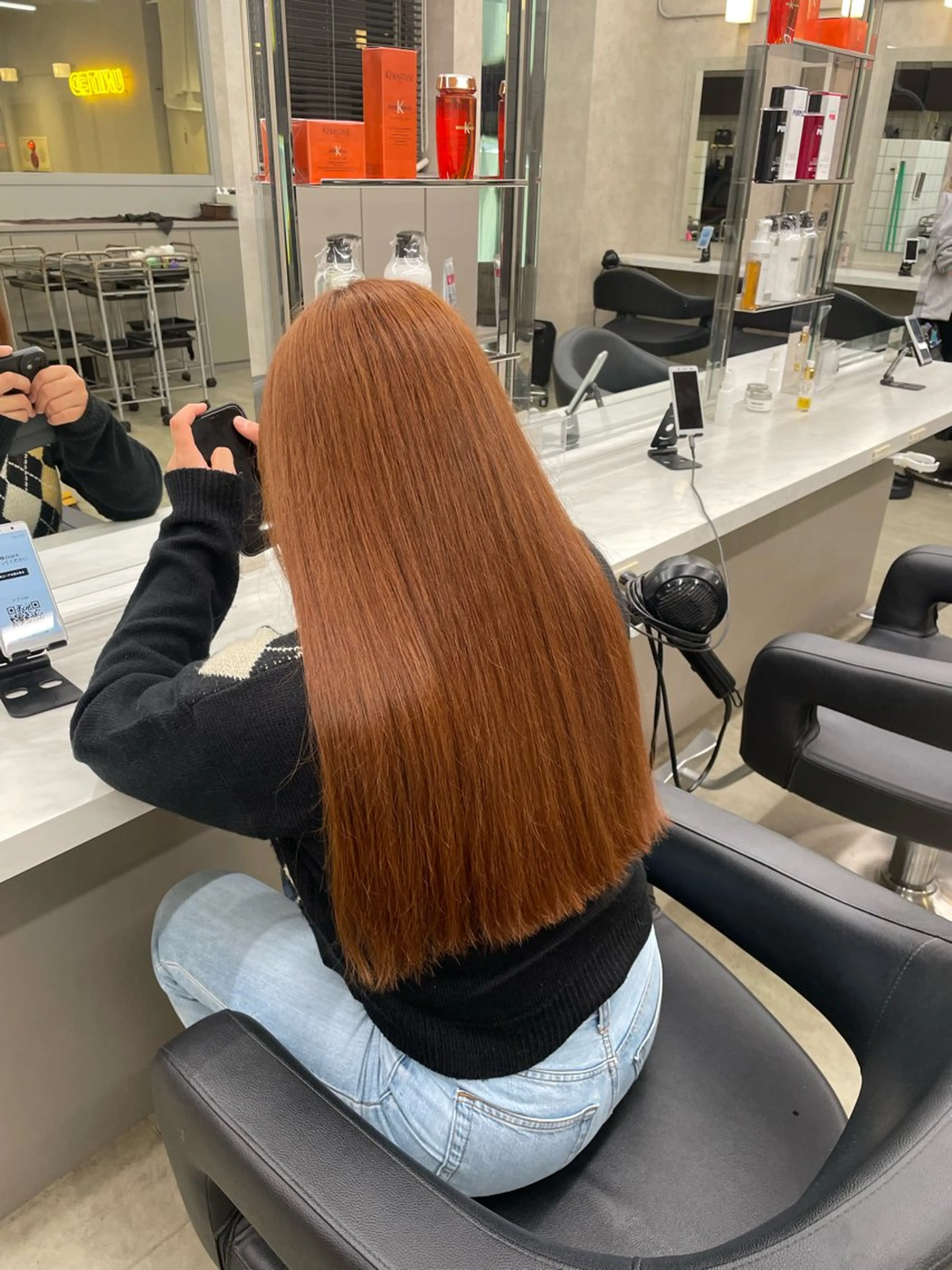 ロング カラー ヘアアレンジ ヘアカラー トリートメント ヘッドスパ 💗横浜美容室 💗HARUNAのヘアスタイル