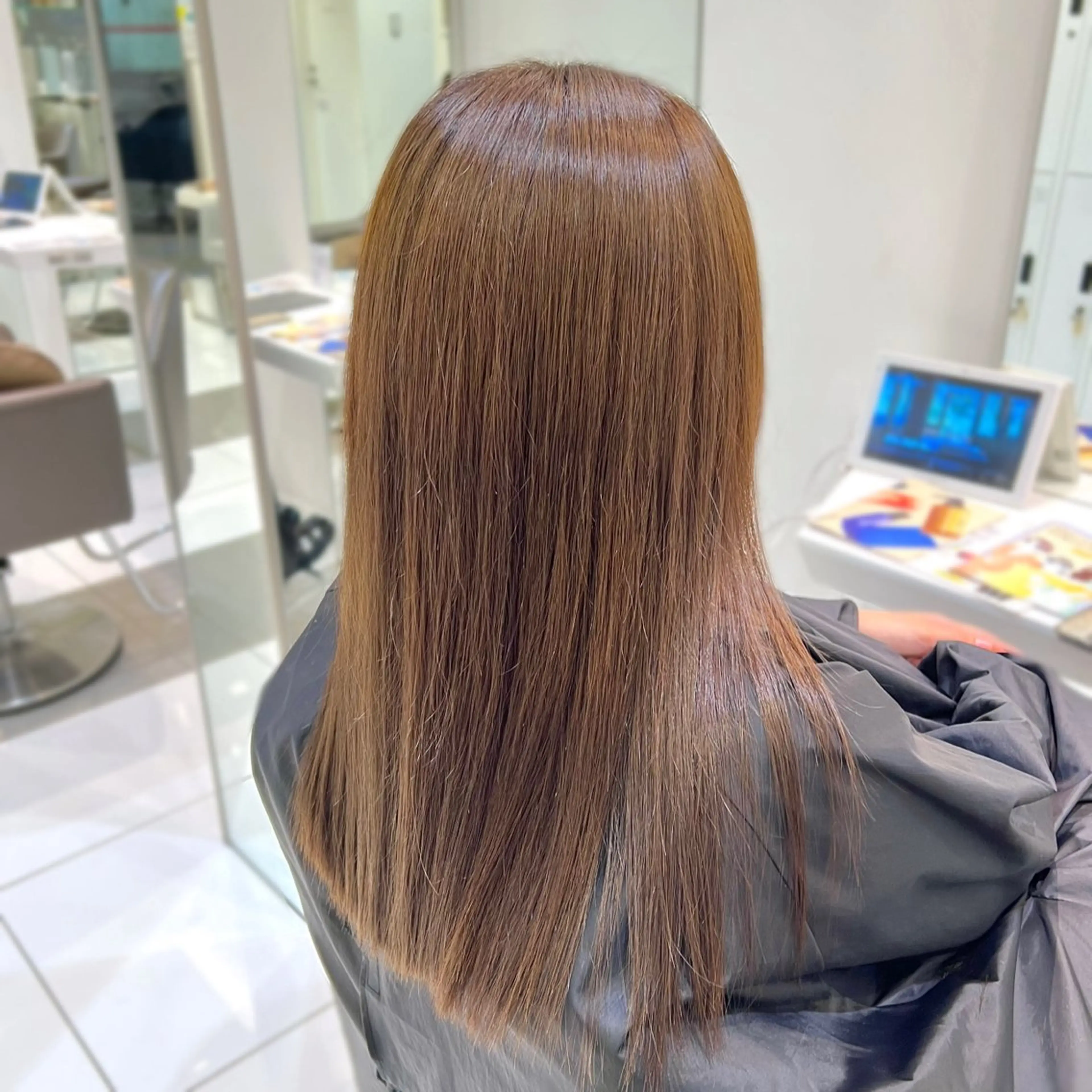 ロング トリートメント 酸性ストレート Yuka/Aujua ソムリエ/髪質改善のヘアスタイル