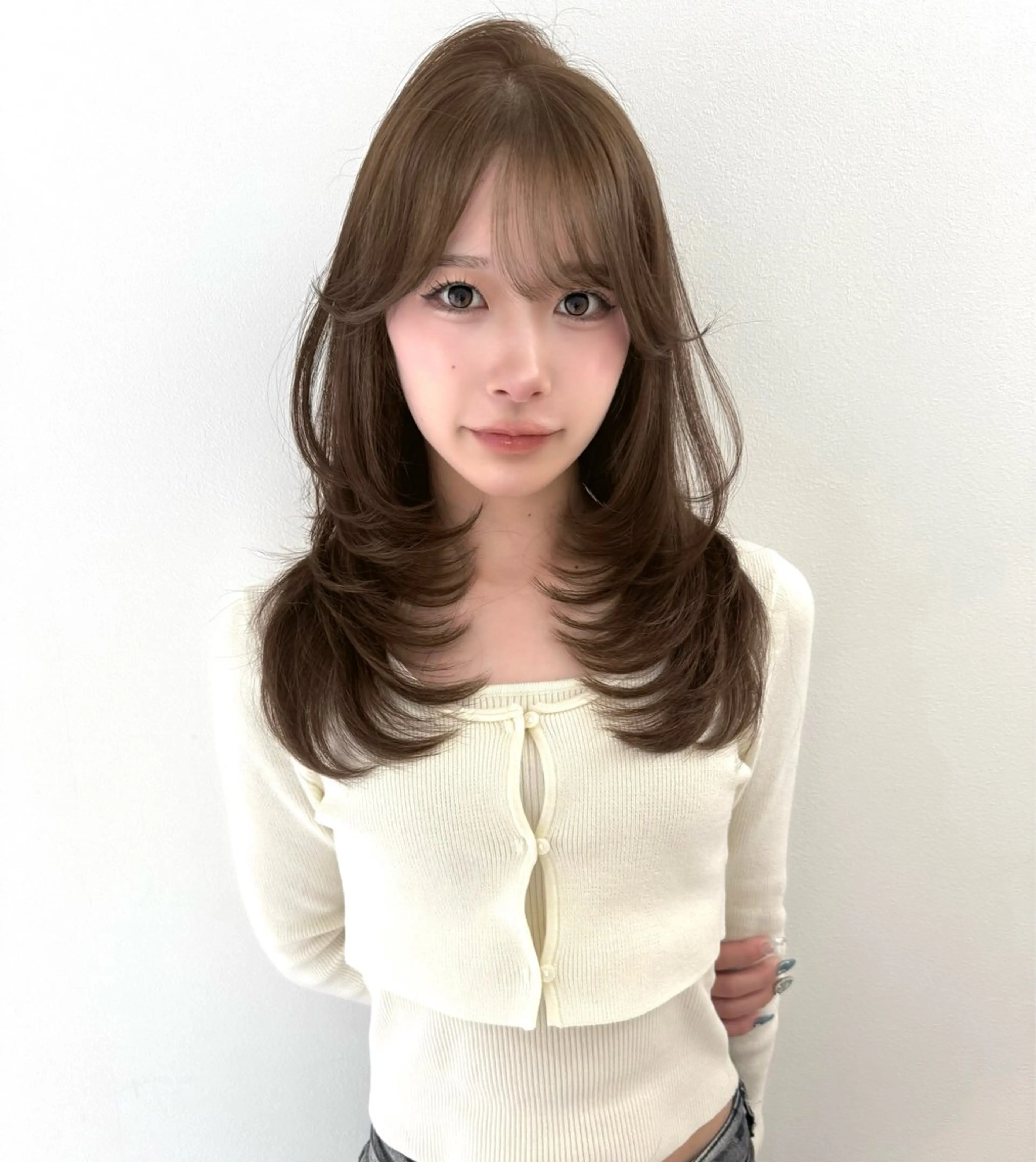 セミロング レイヤーカット レイヤーカット🫧 🎀Tomoka🎀のヘアスタイル