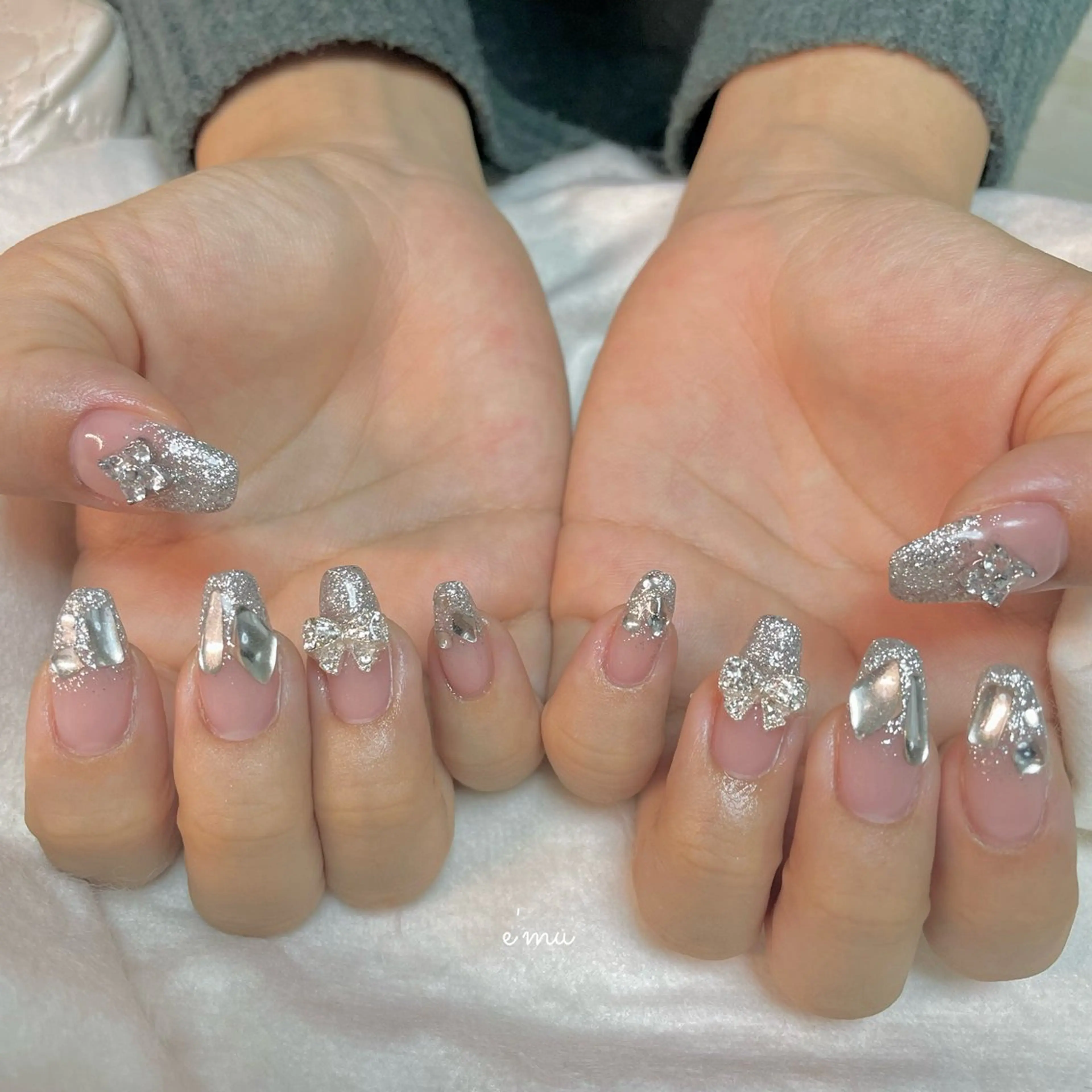 ネイル ワンホンネイル ハンドネイル nail salon e'mu💐のネイルデザイン