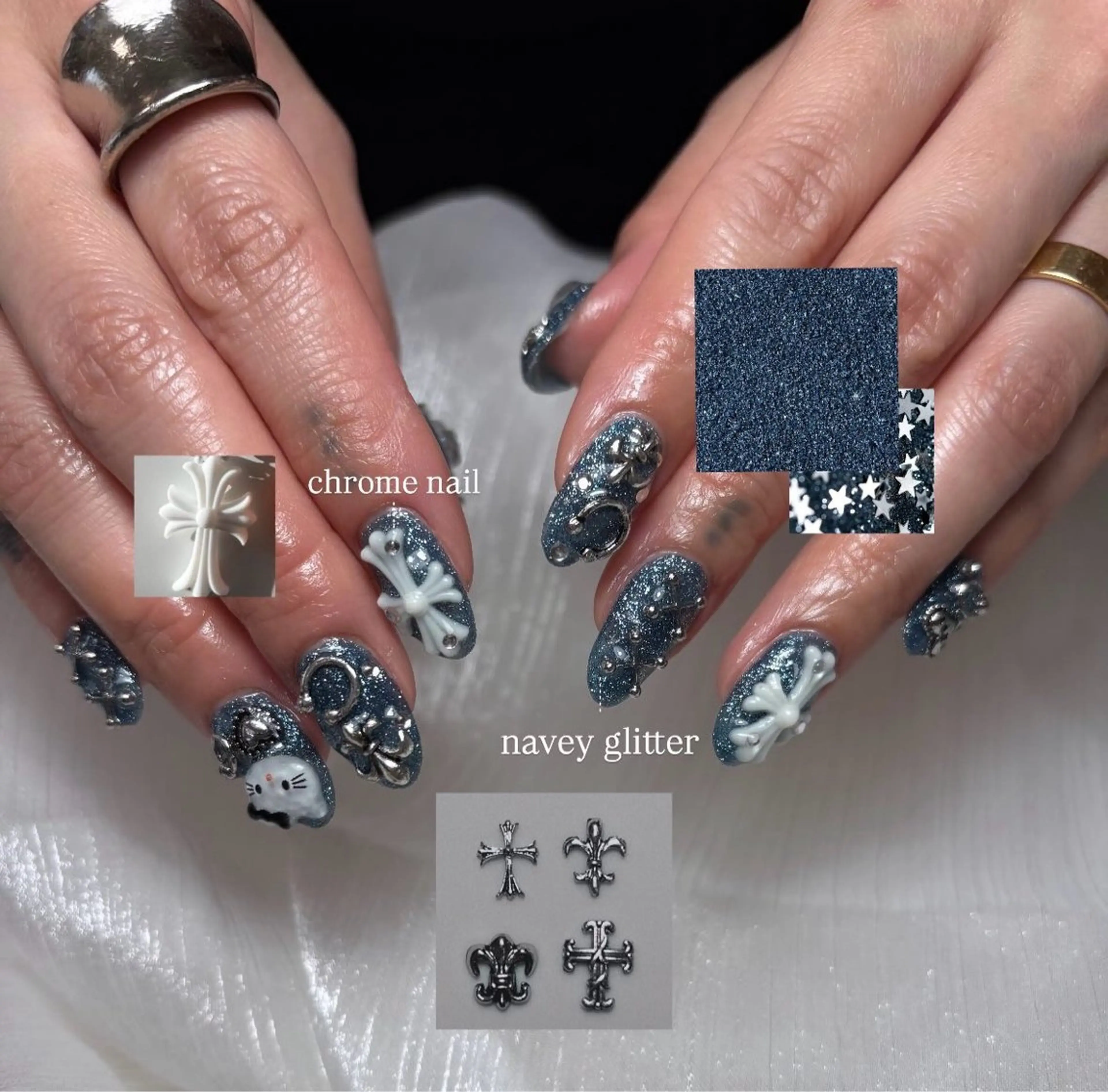 ネイル ラメ(グリッター) ’ohana. ／ AKANEのネイルデザイン