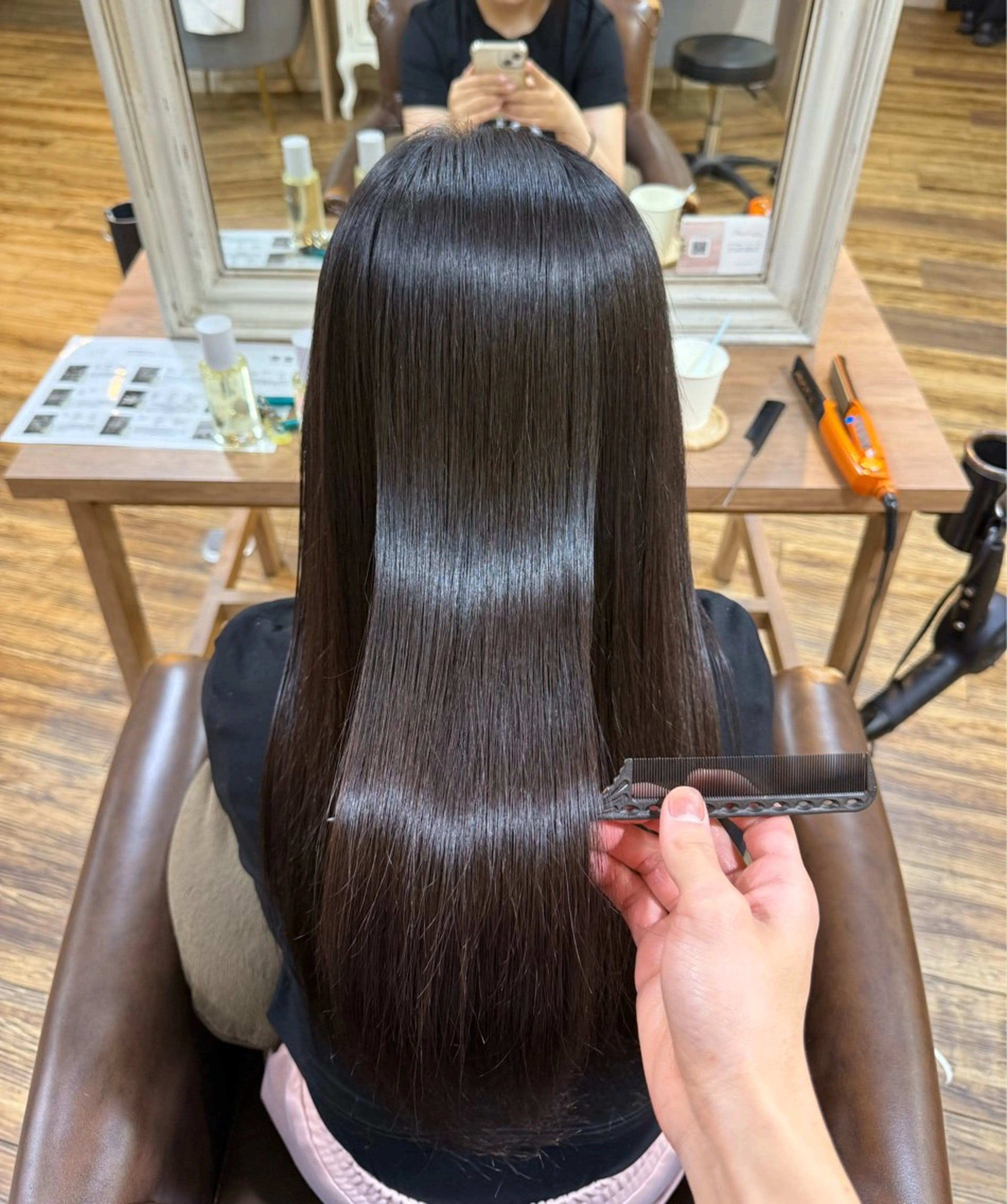 縮毛矯正 大河内滉生 /オリーブカラー🫒のヘアスタイル