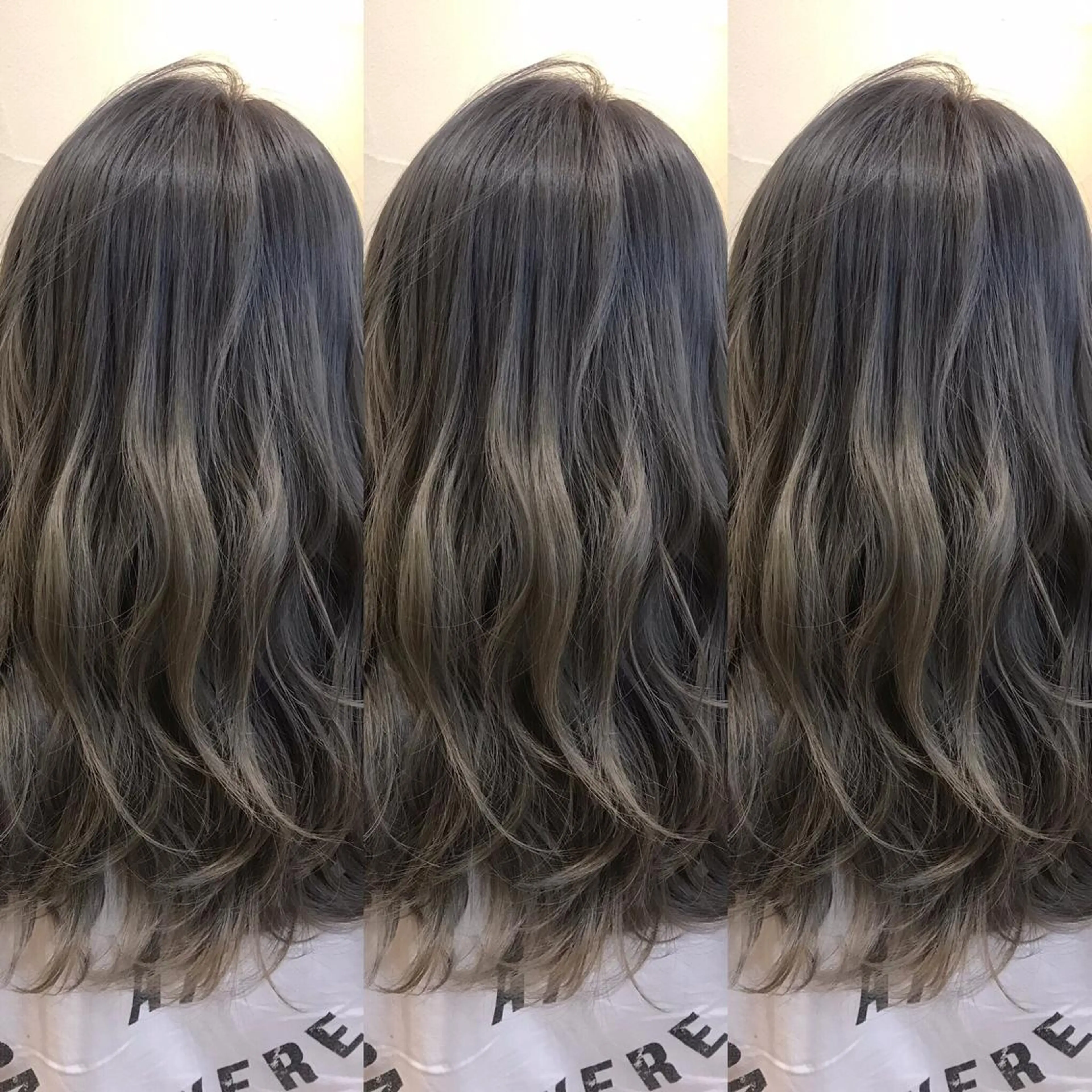 セミロング カラー カット ヘアカラー トリートメント 透明感カラー・ 髪質改善🩵イケダのヘアスタイル