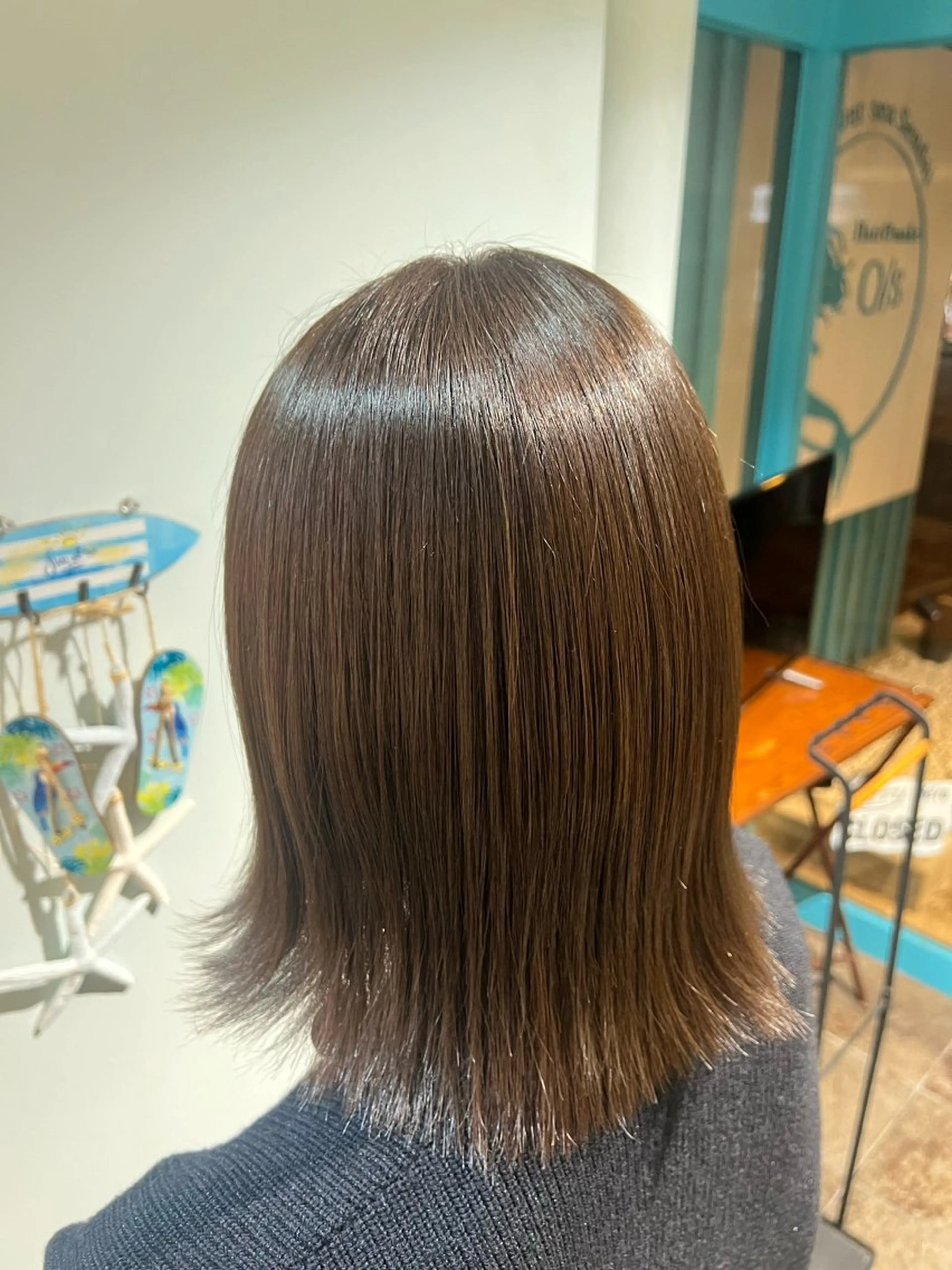 ミディアム 髪質改善カラー 🏖️クウト🏖️のヘアスタイル